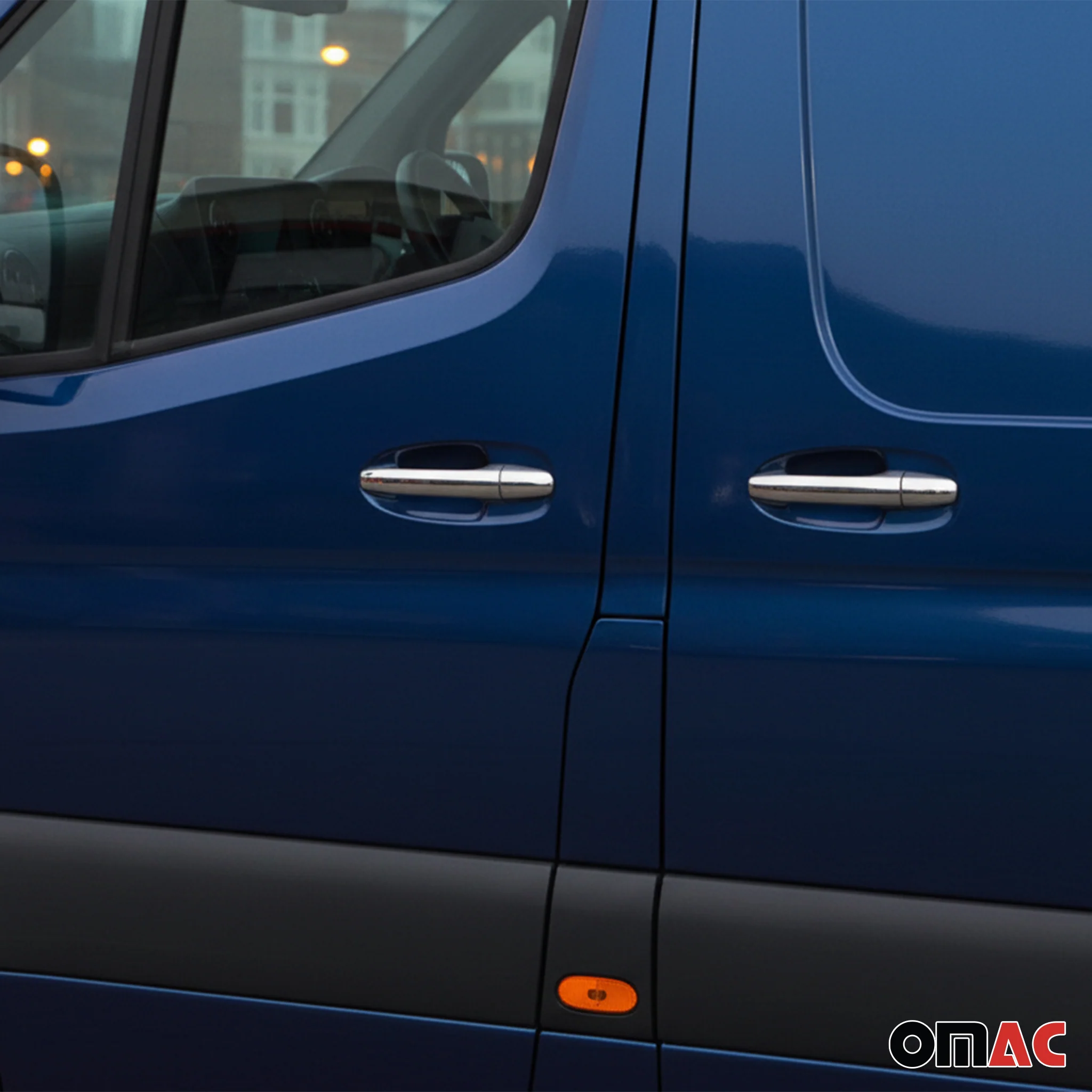 2019-2026 Mercedes Sprinter W907 910 Door Handle Cover Protector Stainless Steel 4 Pcs - Image 3