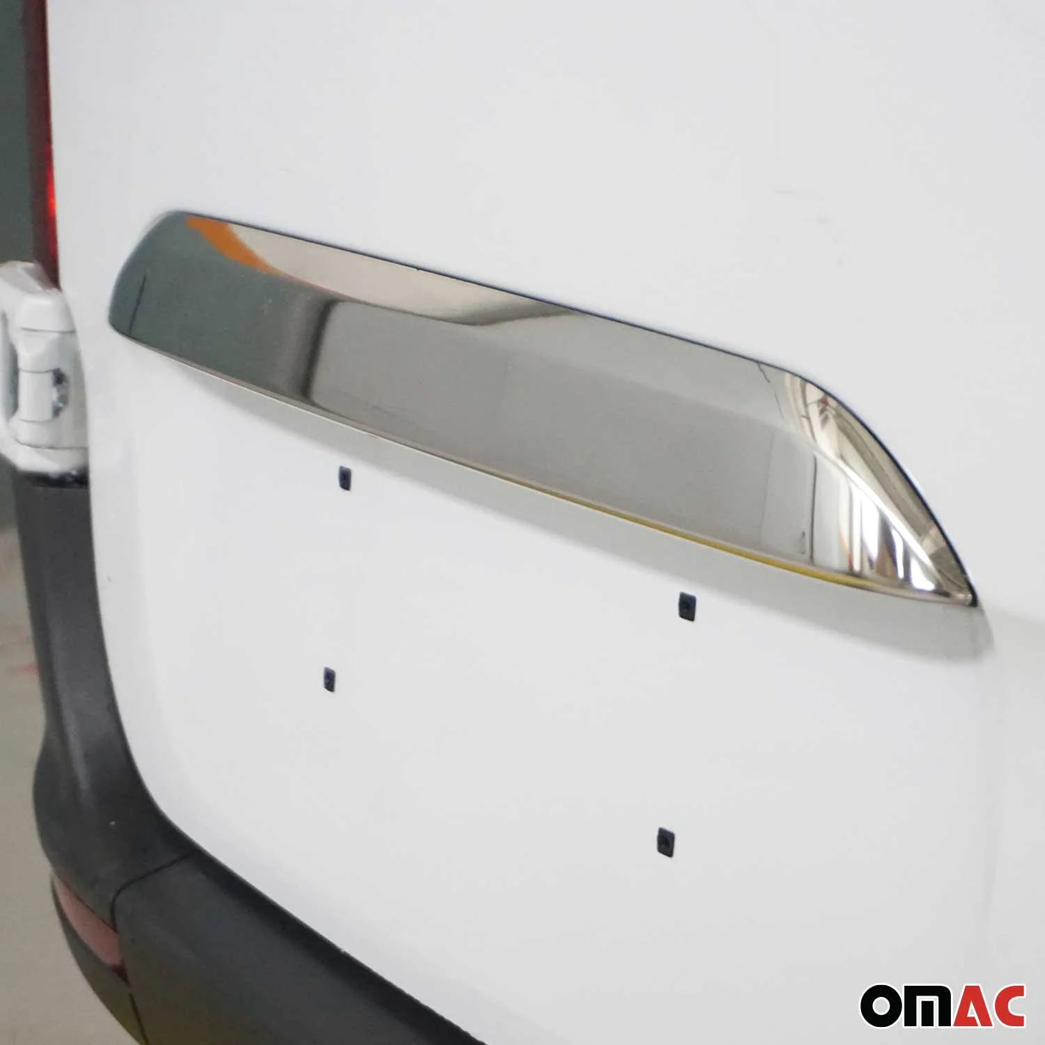 2019-2026 Mercedes Sprinter W907 910 Trunk Door Handle Cover Stainless Steel Silver - Image 3