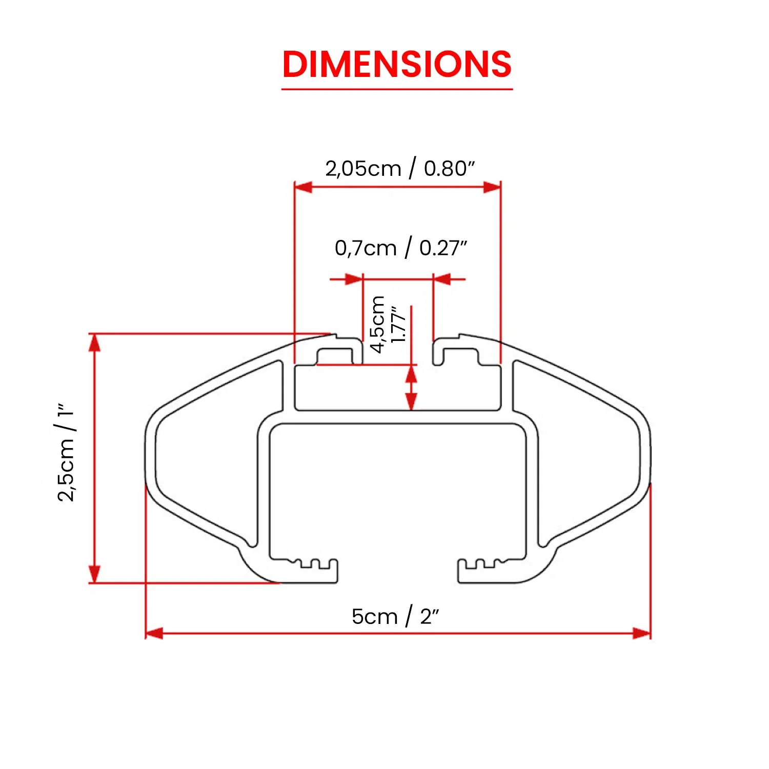 2004-2011 Mitsubishi Endeavor Roof Rack Cross Bars Luggage Carrier 2 Pcs - Image 6