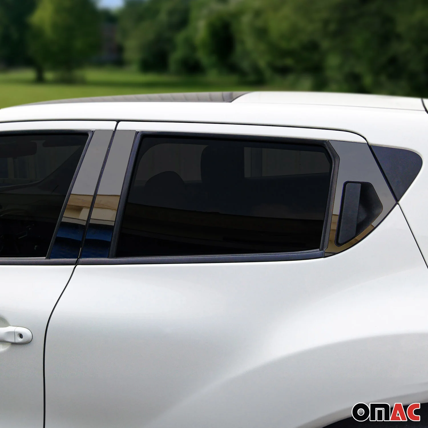 2011-2017 Nissan Juke Window B Pillar Posts Door Trim Cover Stainless Steel Dark 6x - Image 3