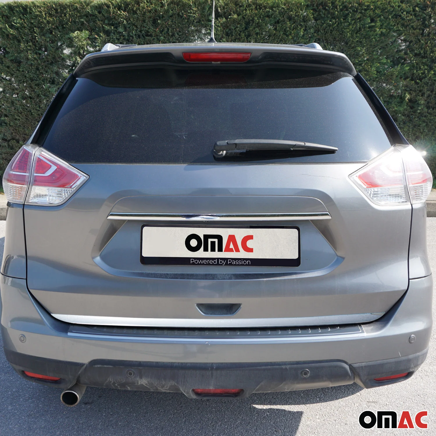 2017-2020 Nissan Rogue Rear Trunk Lid Molding Trim Stainless Steel Silver - Image 2