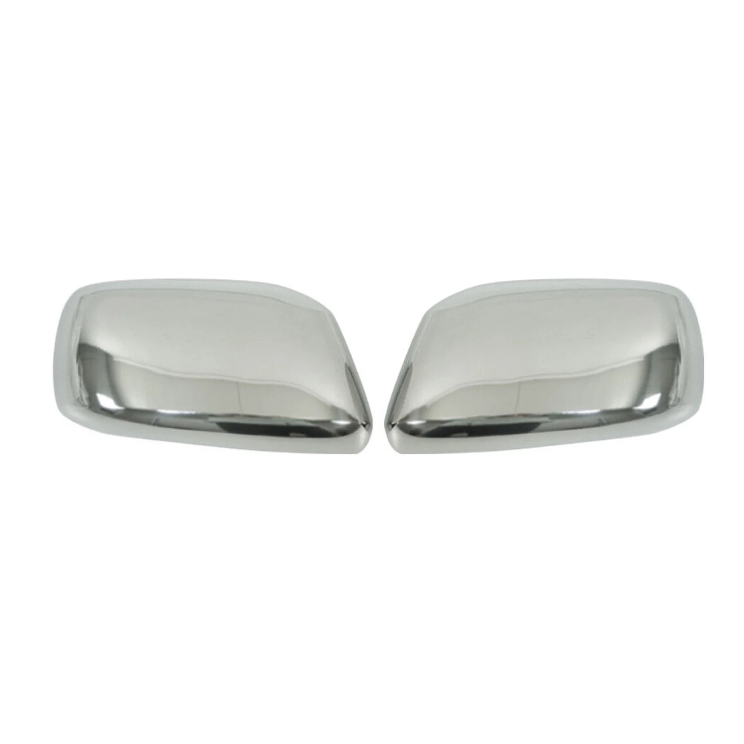 2005-2015 Nissan Xterra Side Mirror Cover Caps Stainless Steel Silver 2 Pcs - Image 6