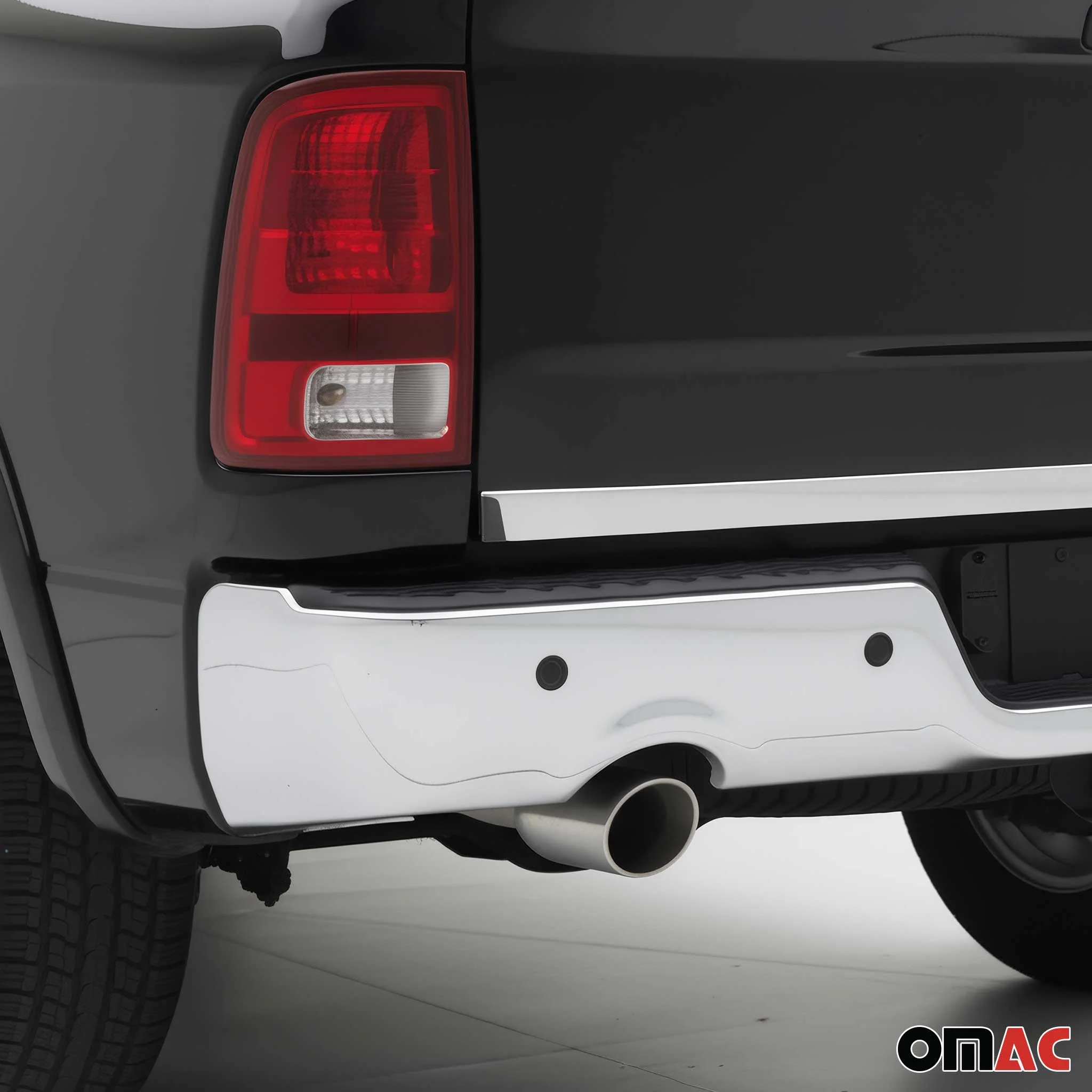 2012-2018 RAM 1500 Rear Trunk Molding Trim Stainless Steel Silver 1Pc - Image 3