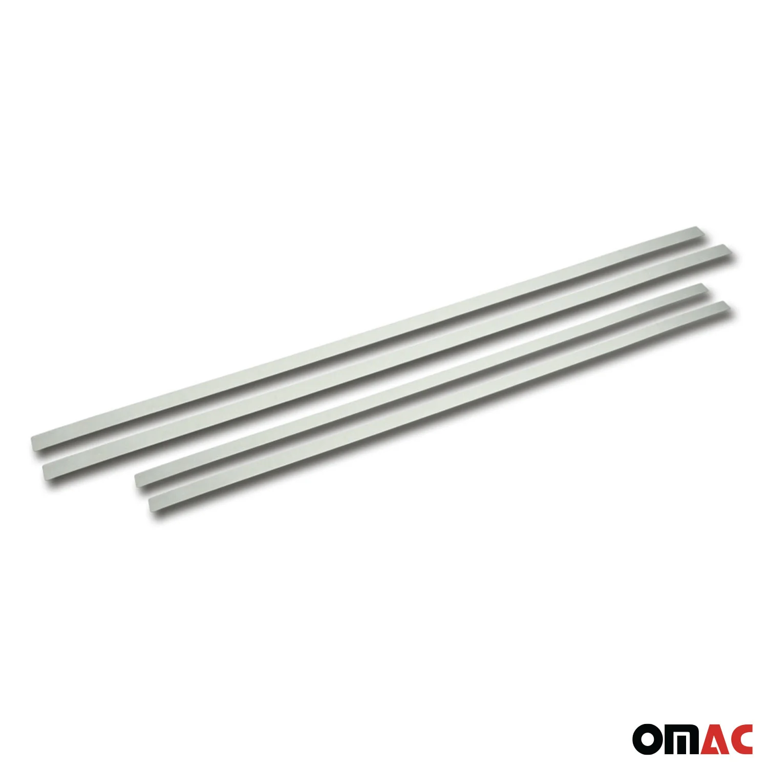 2012-2018 RAM 1500 Crew Cab Side Door Molding Trim Stainless Steel - Image 6