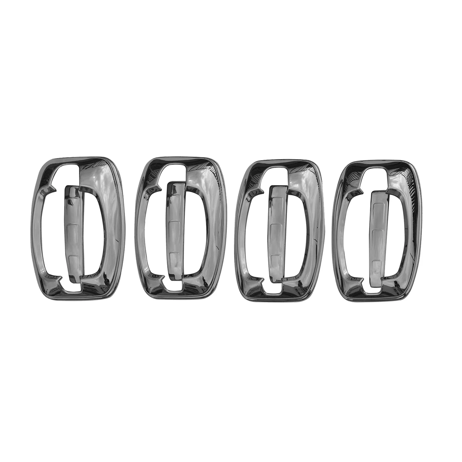 2014-2022 RAM ProMaster Mirror Cover Caps & Door Handle Chrome Set 10x - Image 6