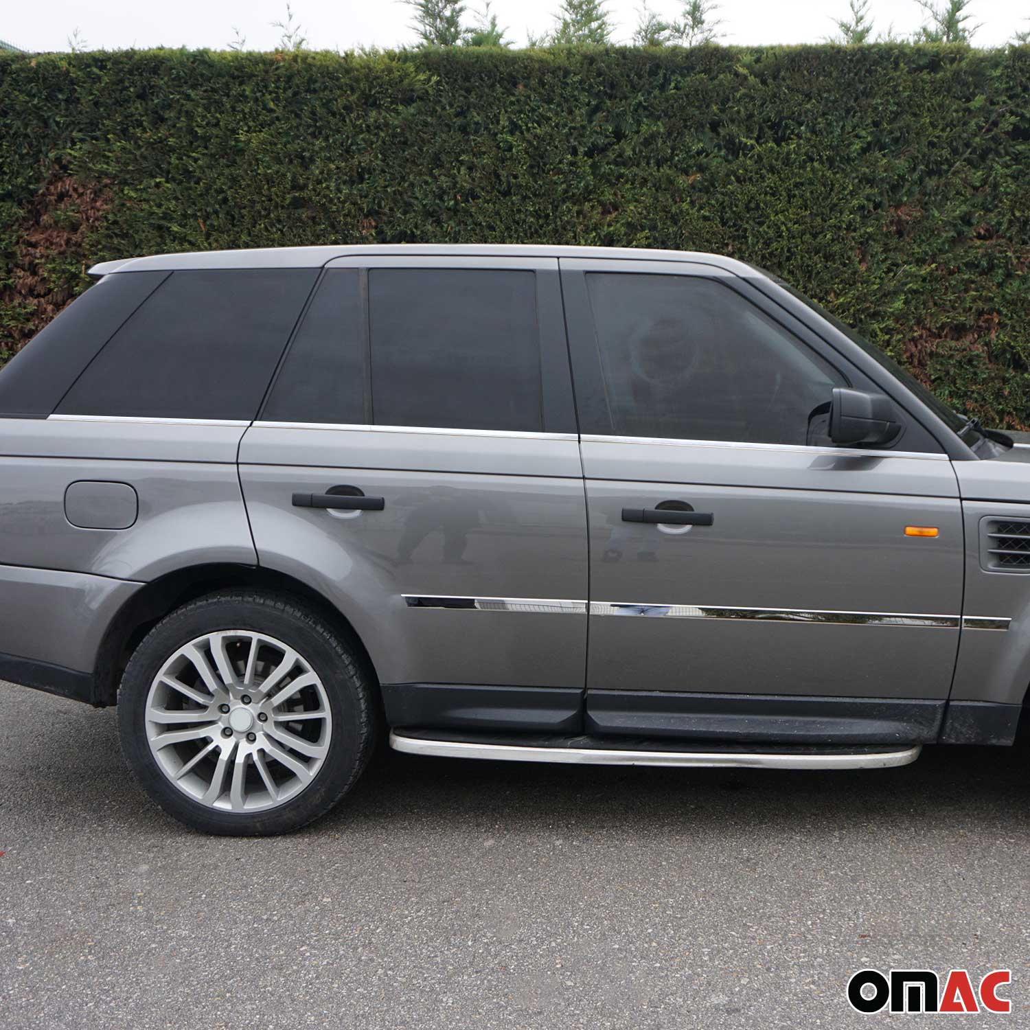 2006-2009 Land Rover Range Rover Sport Window Molding Trim Stainless Steel Silver 6x - Image 2