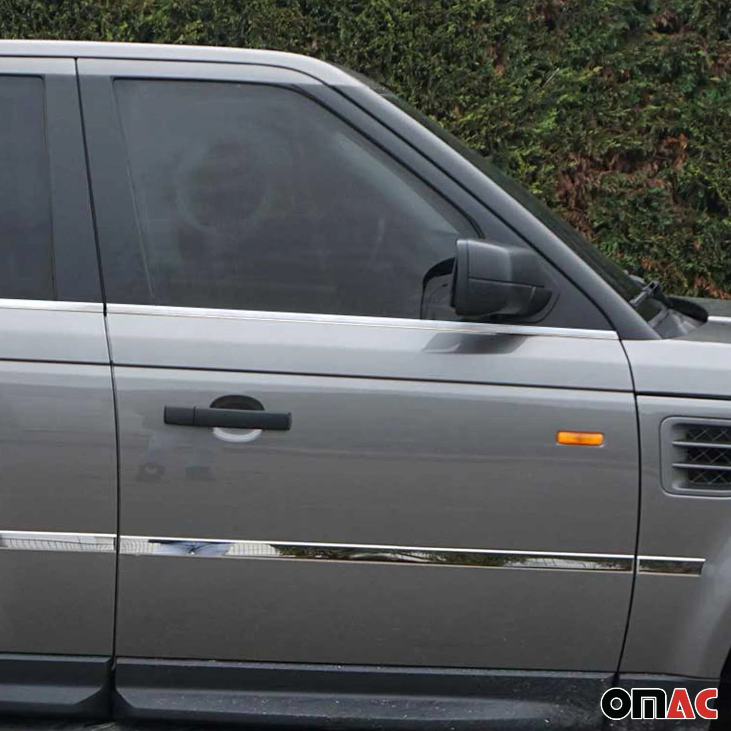 2006-2009 Land Rover Range Rover Sport Window Molding Trim Stainless Steel Silver 6x - Image 6