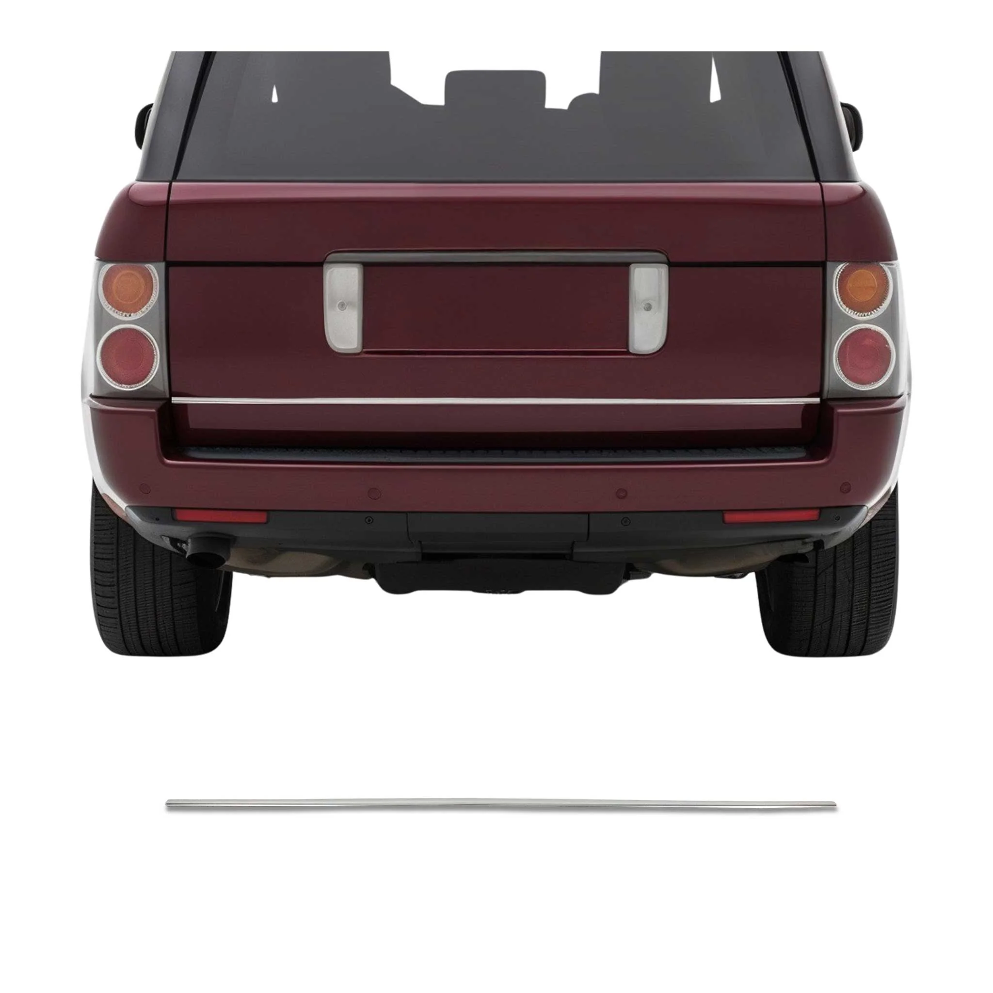 2006-2009 Land Rover Range Rover Sport Trunk Door Handle Cover Stainless Steel Silver
