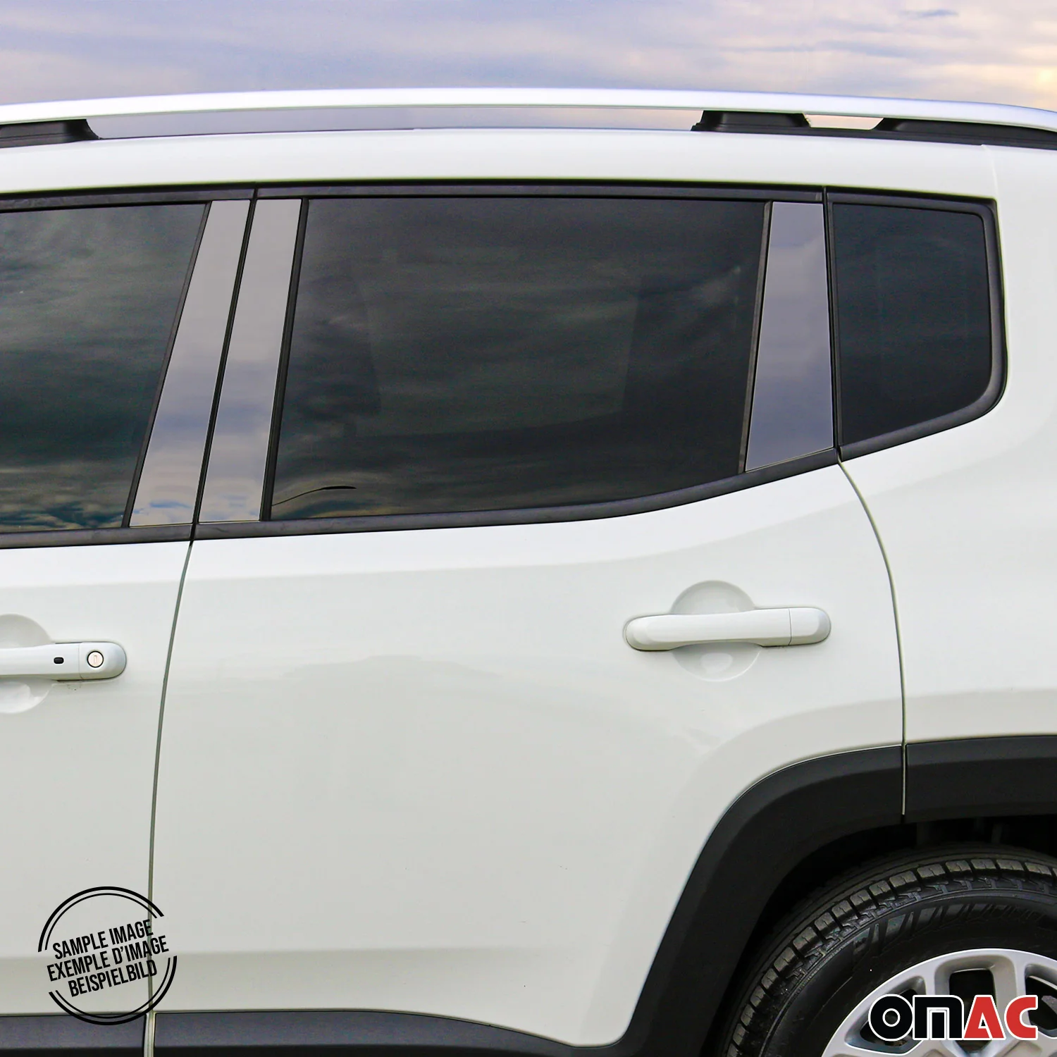 2014-2017 Land Rover Range Rover Sport Window B Pillar Posts Door Trim Stainless Steel - Image 2