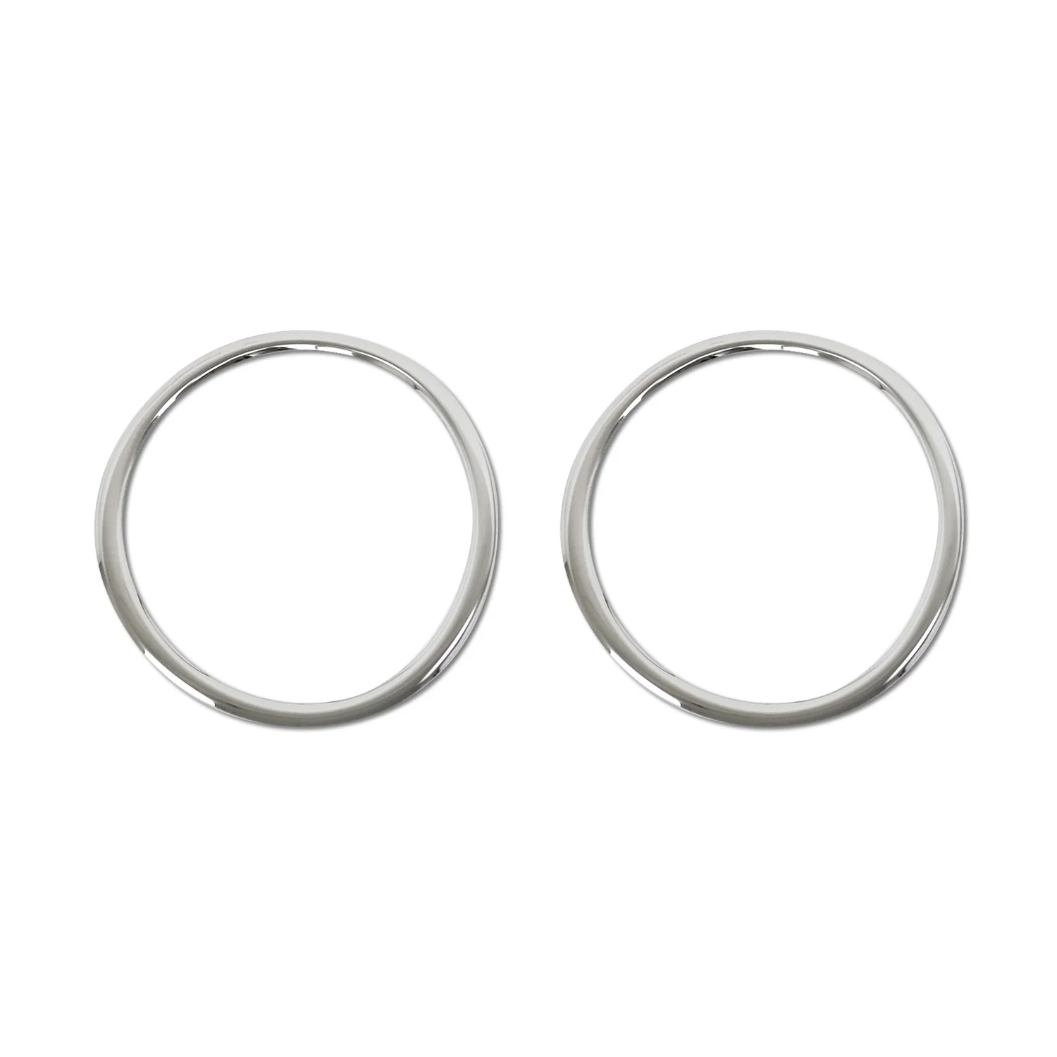 2007-2015 Smart ForTwo Radio Button Switch Seal Washer Trim Stainless Steel 2 Pcs - Image 6