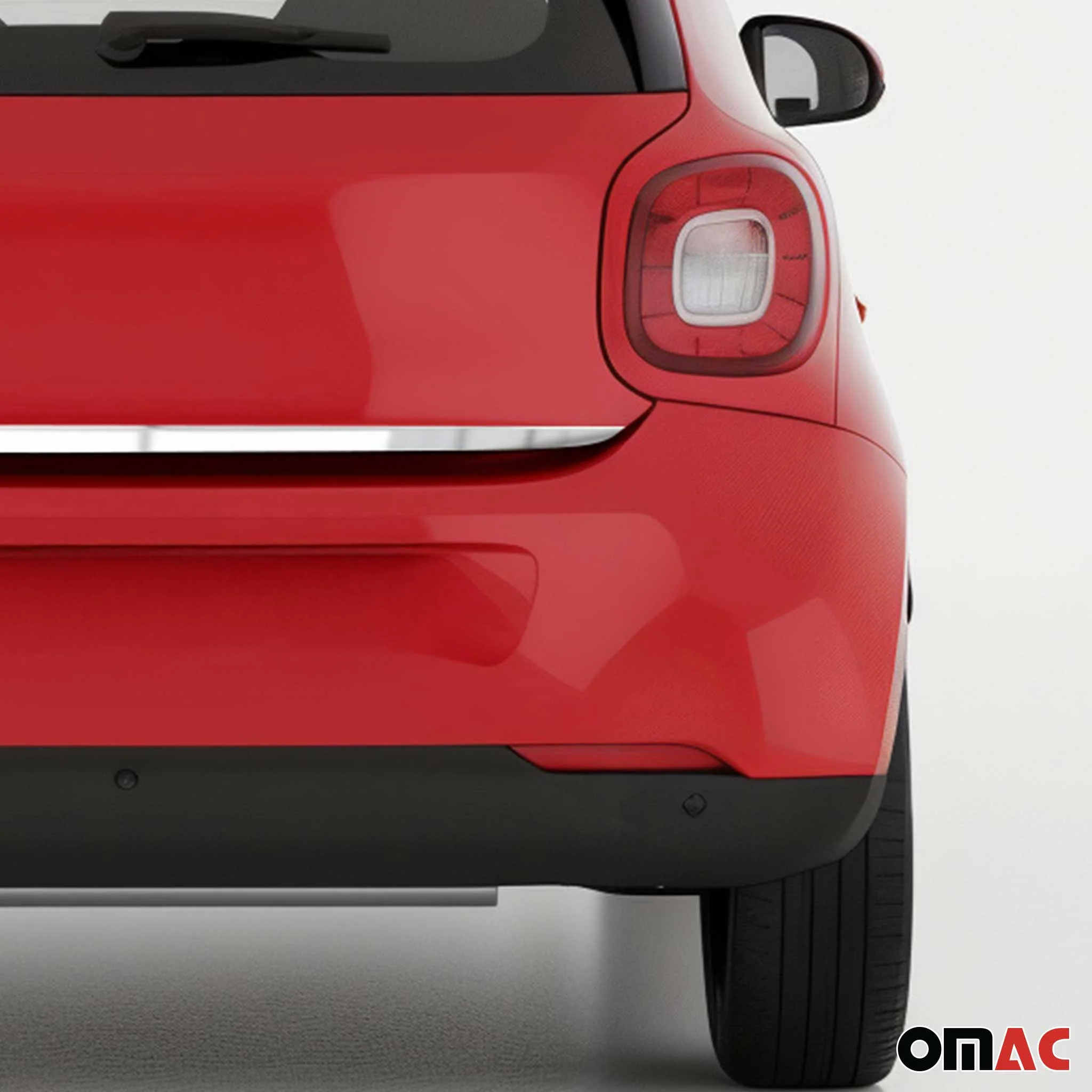 2016-2017 Smart ForTwo Rear Trunk Molding Trim Stainless Steel Silver - Image 3