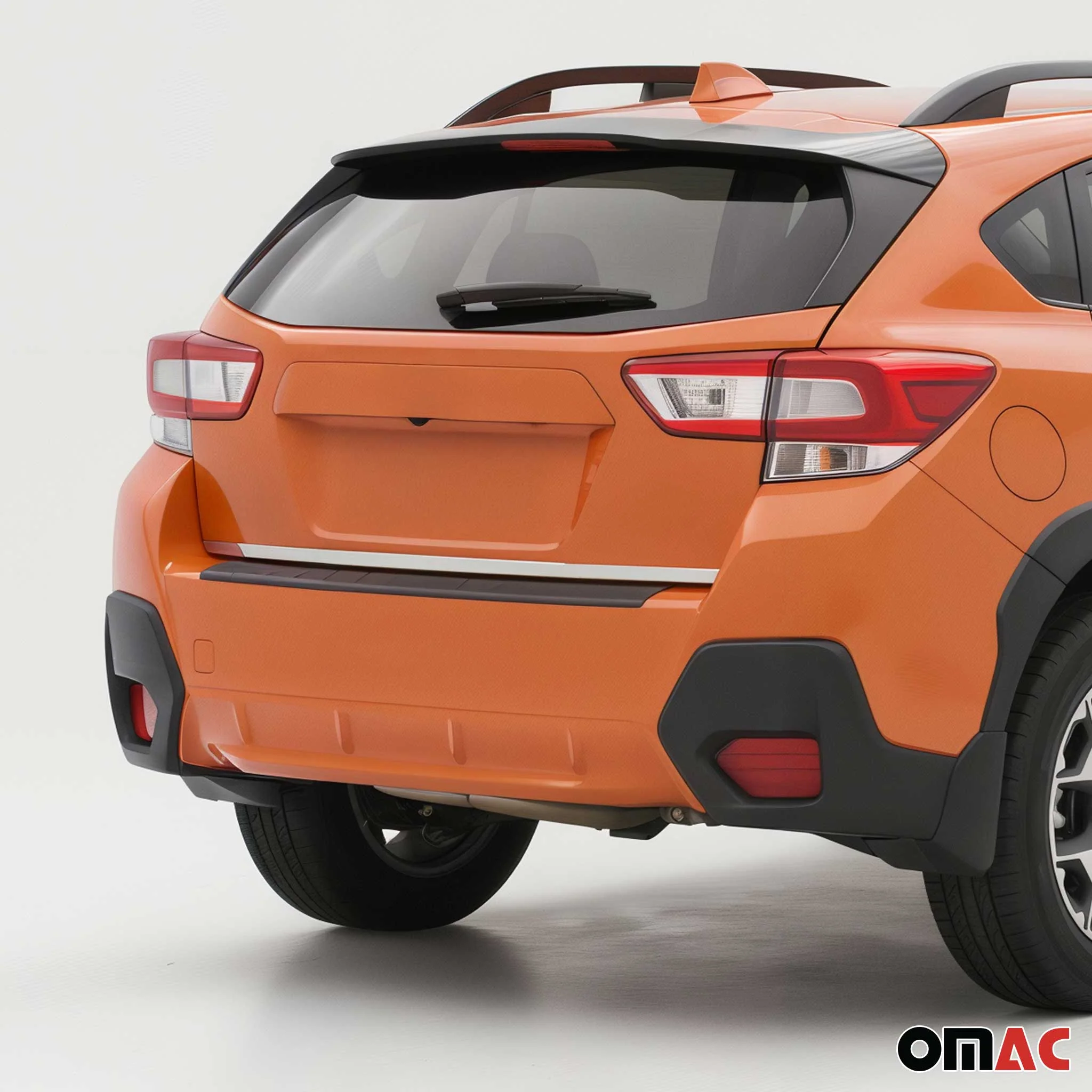 2018-2023 Subaru Crosstrek Rear Trunk Molding Trim Stainless Steel Silver - Image 2