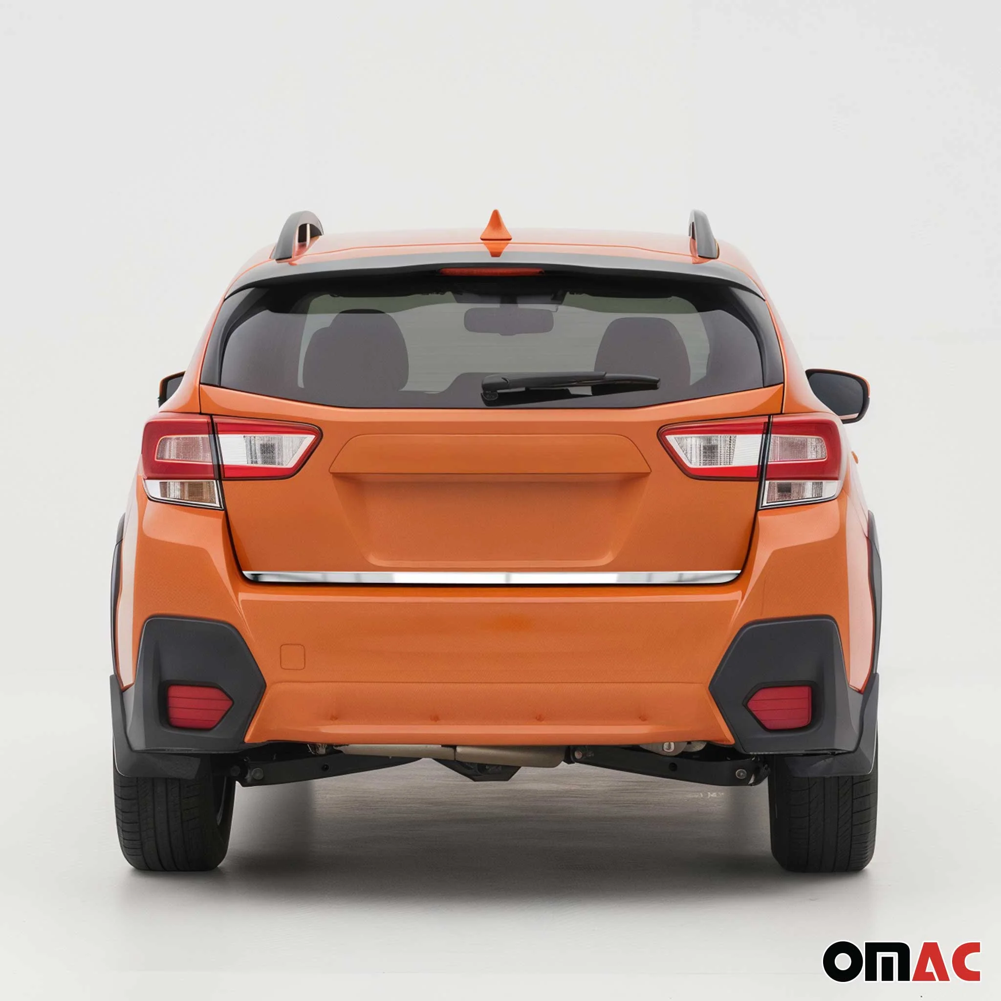 2018-2023 Subaru Crosstrek Rear Trunk Molding Trim Stainless Steel Silver - Image 3