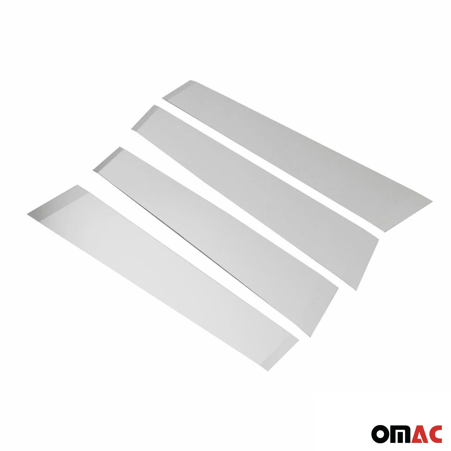 2018-2022 Toyota C-HR Window B Pillar Posts Door Trim Cover Stainless Steel Silver 4x - Image 8