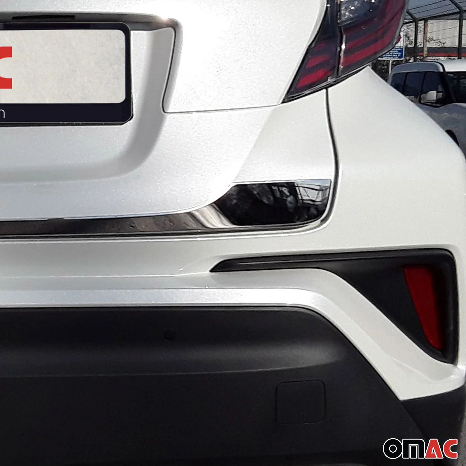 2018-2022 Toyota C-HR Rear Trunk Molding Trim Stainless Steel Silver 1Pc - Image 3