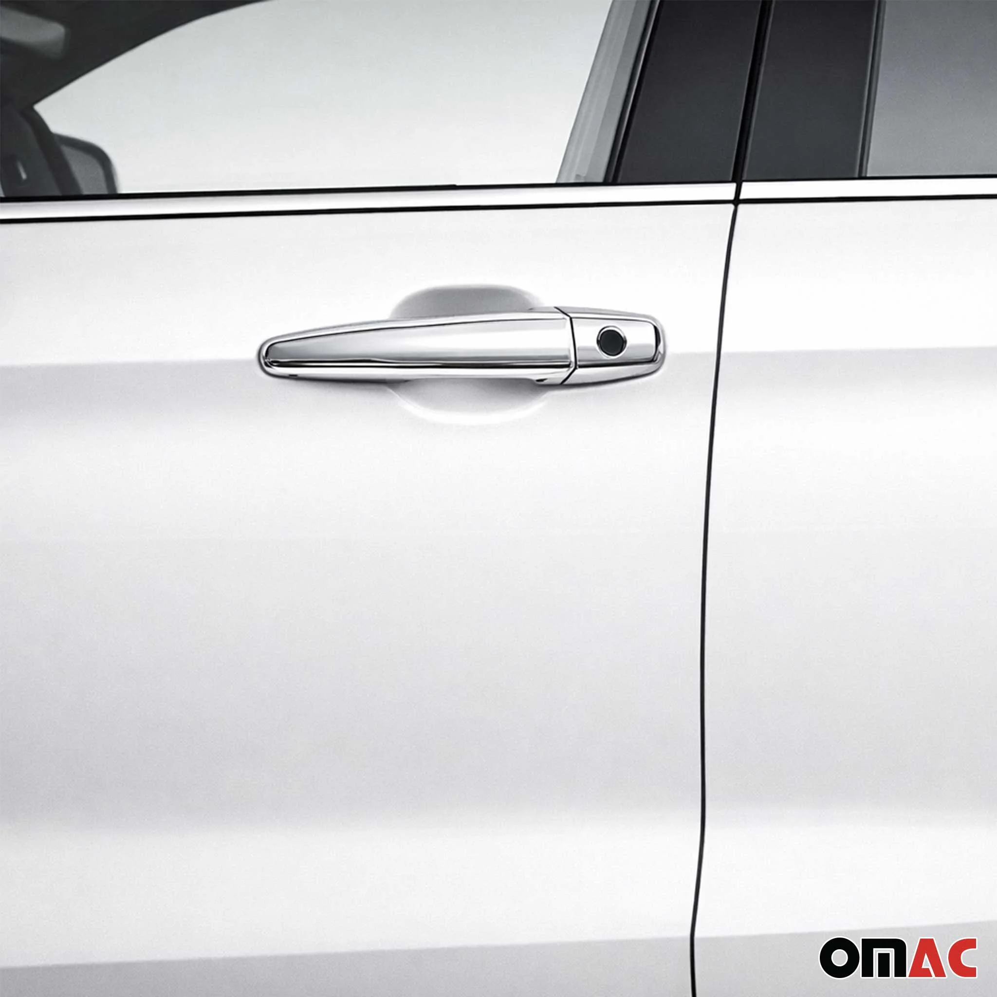 2007-2011 Toyota Camry Car Door Handle Cover Protector Chrome 2 Key Hole - Image 2