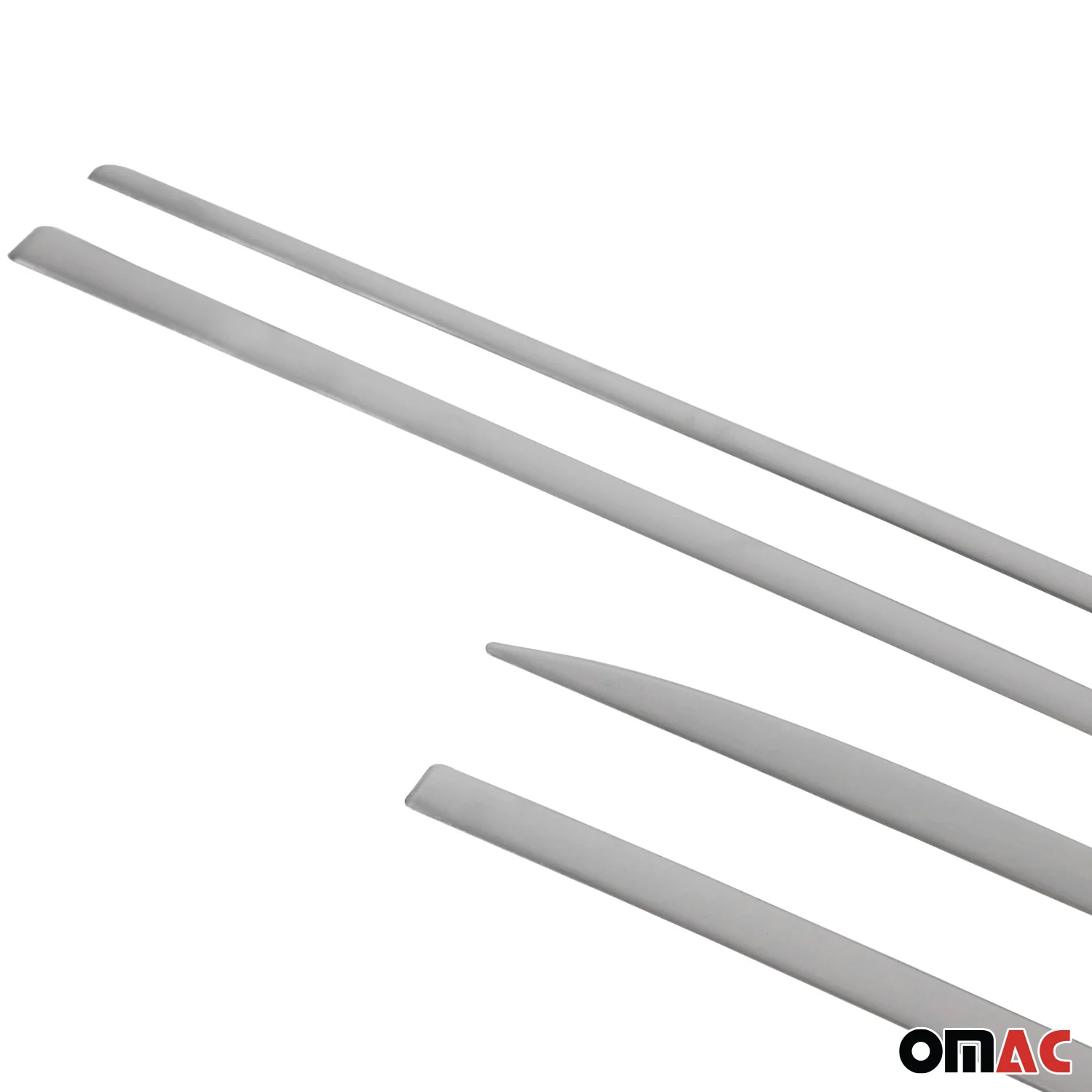 2017-2018 Toyota Corolla iM Side Door Molding Trim Skirt Garnish Stainless Steel Silver 4 Pcs - Image 7