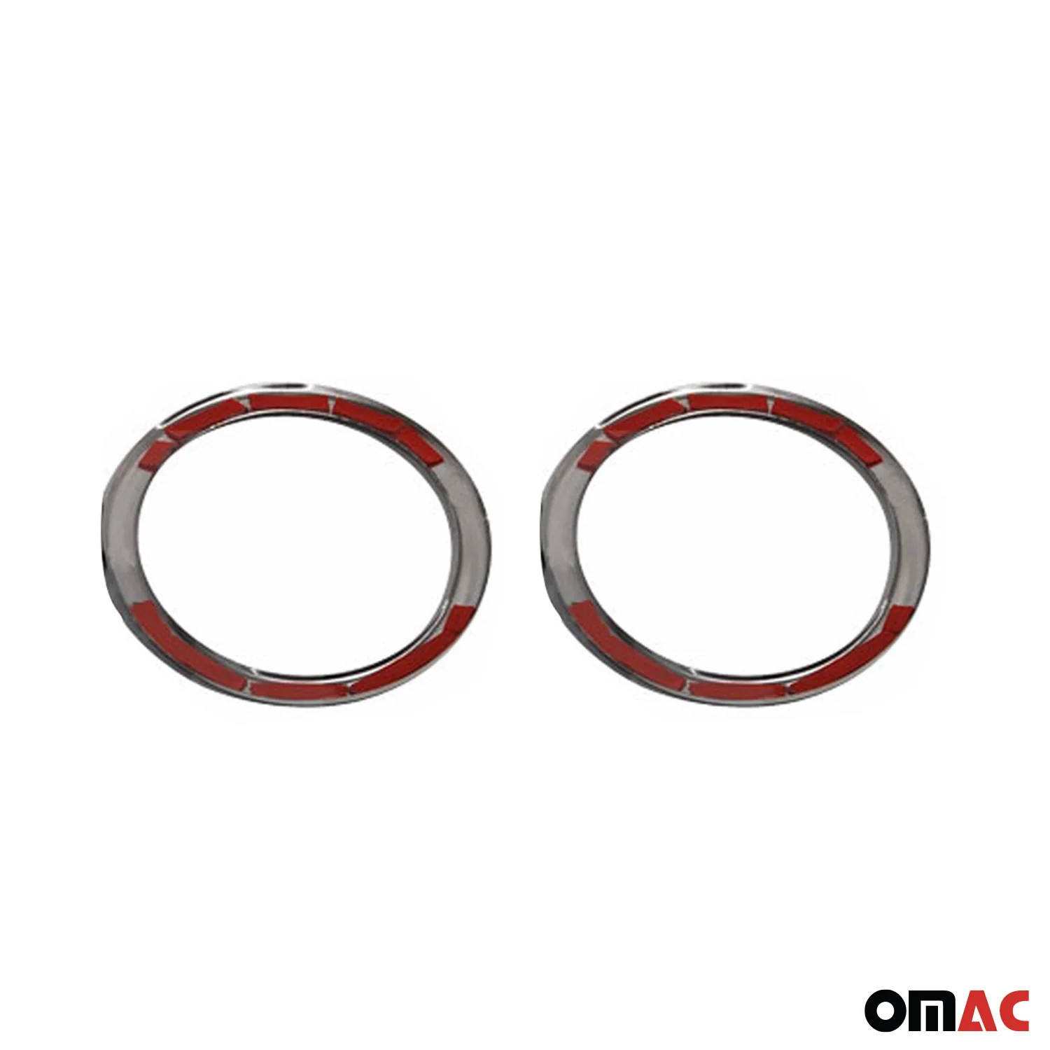 2010-2012 VW Amarok Fog Light Lamp Bezel Cover Stainless Steel Silver 2 Pcs - Image 6