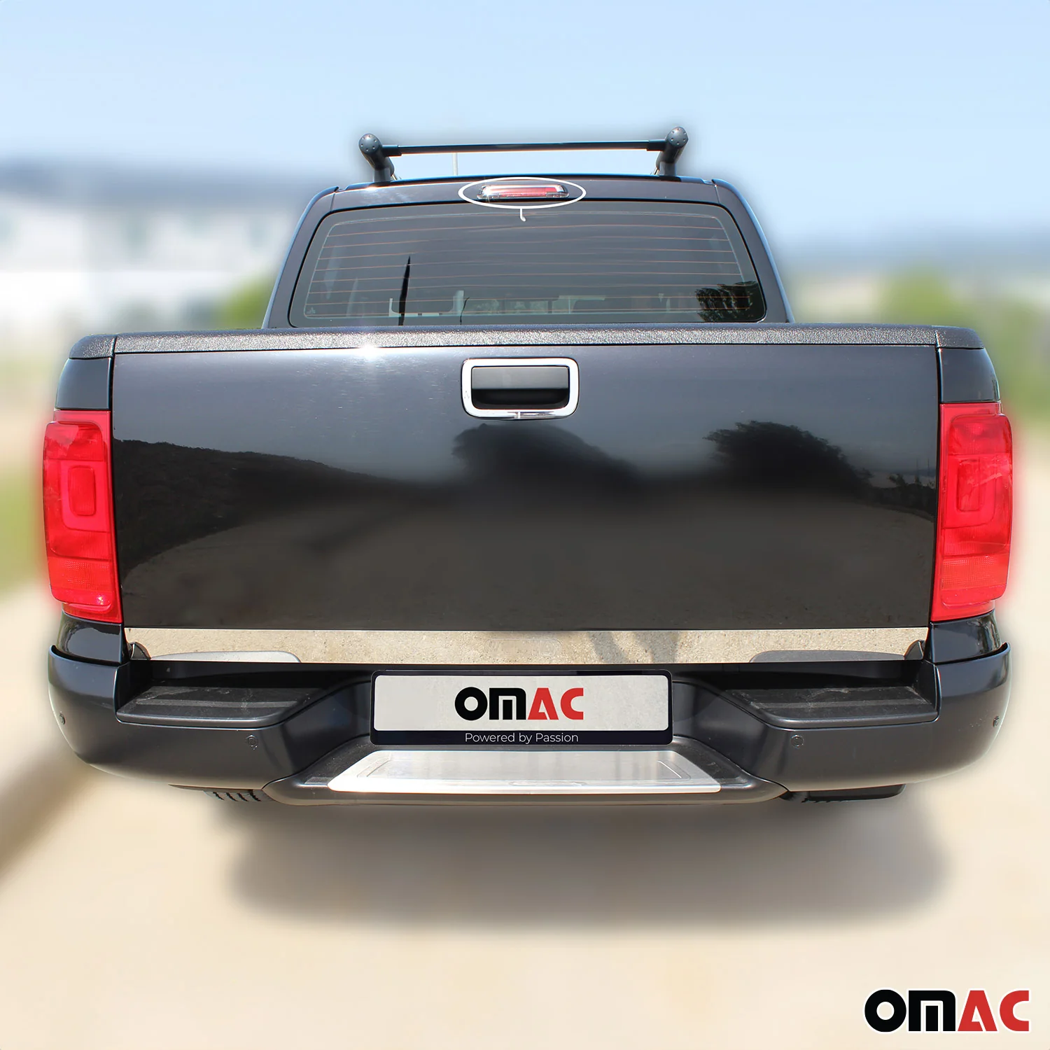 2010-2020 VW Amarok Rear Trunk Molding Trim Stainless Steel Silver 1Pc - Image 2