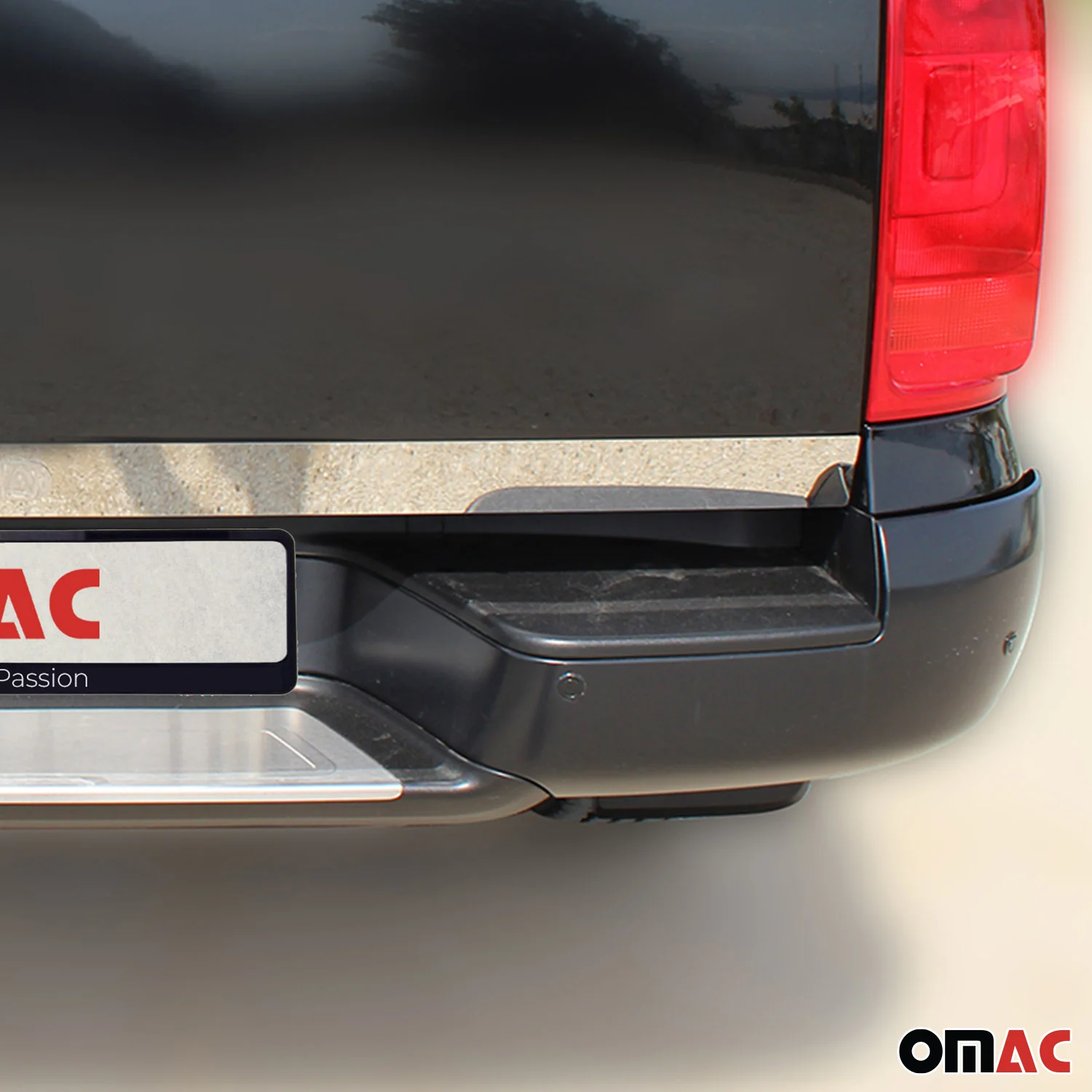 2010-2020 VW Amarok Rear Trunk Molding Trim Stainless Steel Silver 1Pc - Image 3