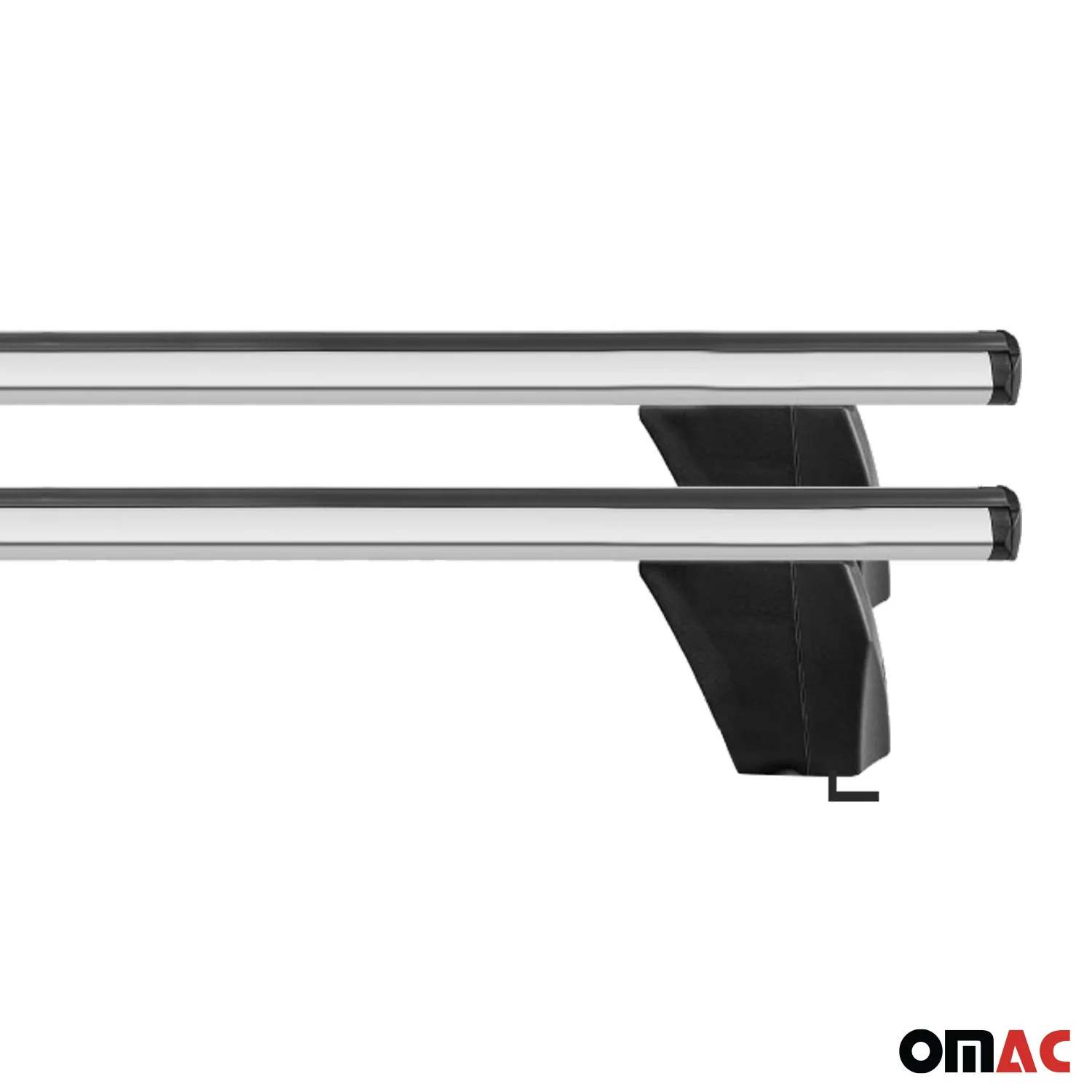 2013-2019 Mercedes CLA C117 Roof Rack Cross Bars Silver - Image 12