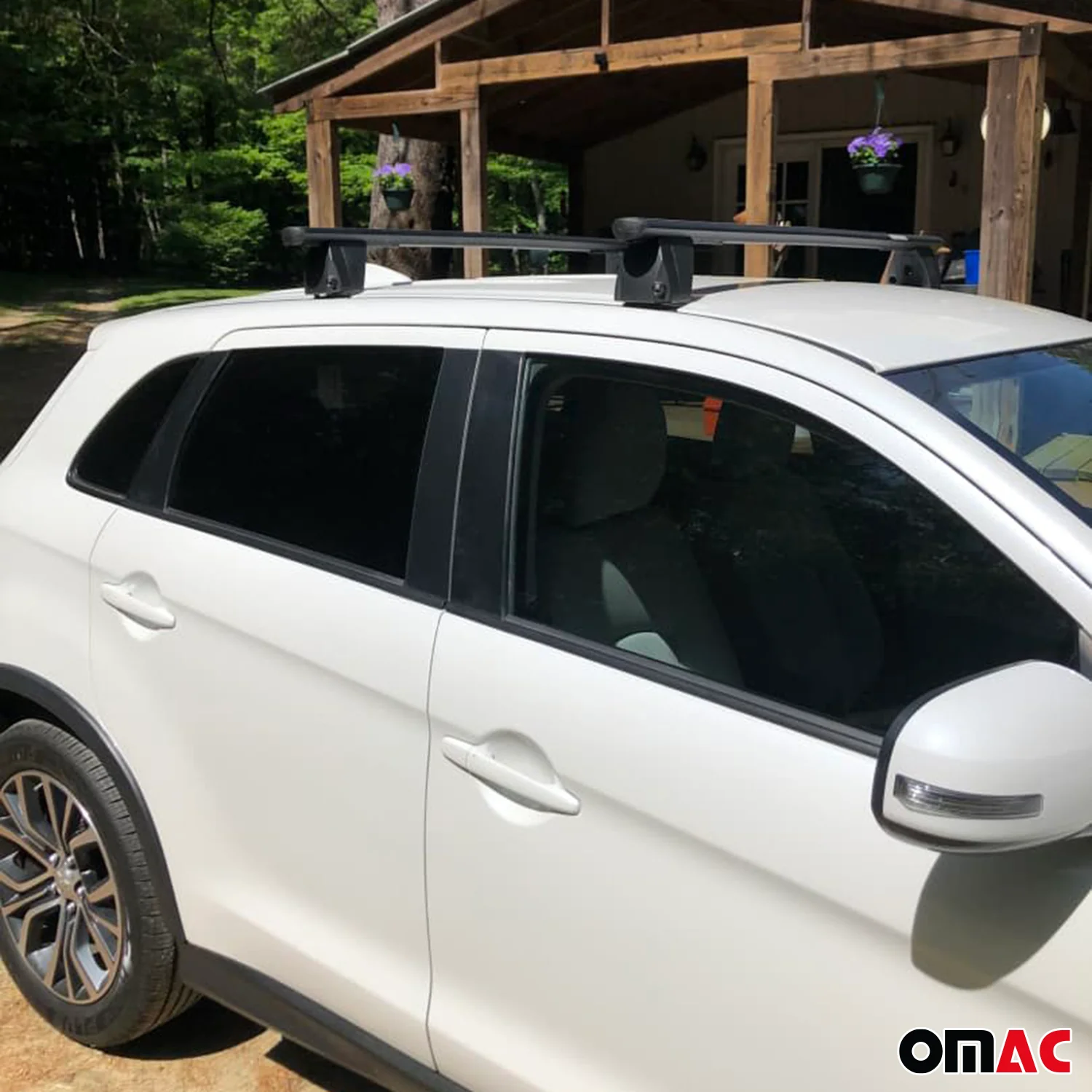 2012-2018 Mercedes CLS Class C218 Roof Rack Cross Bars Silver - Image 7