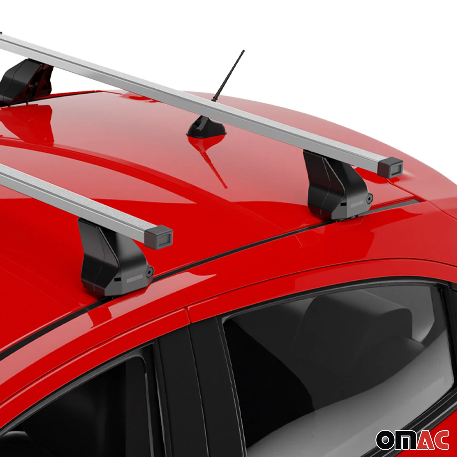 2012-2019 BMW 3 Series F30 Sedan Roof Rack Cross Bars Silver - Image 6