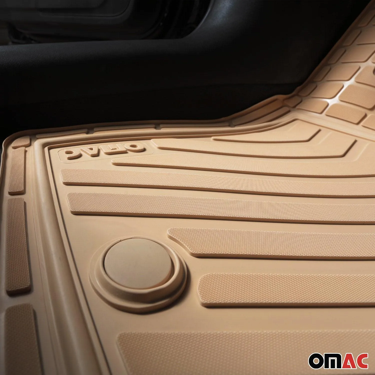 2006-2013 Mercedes R Class W251 Universal Floor Mats Liner TPE Beige 6Pcs - Image 10