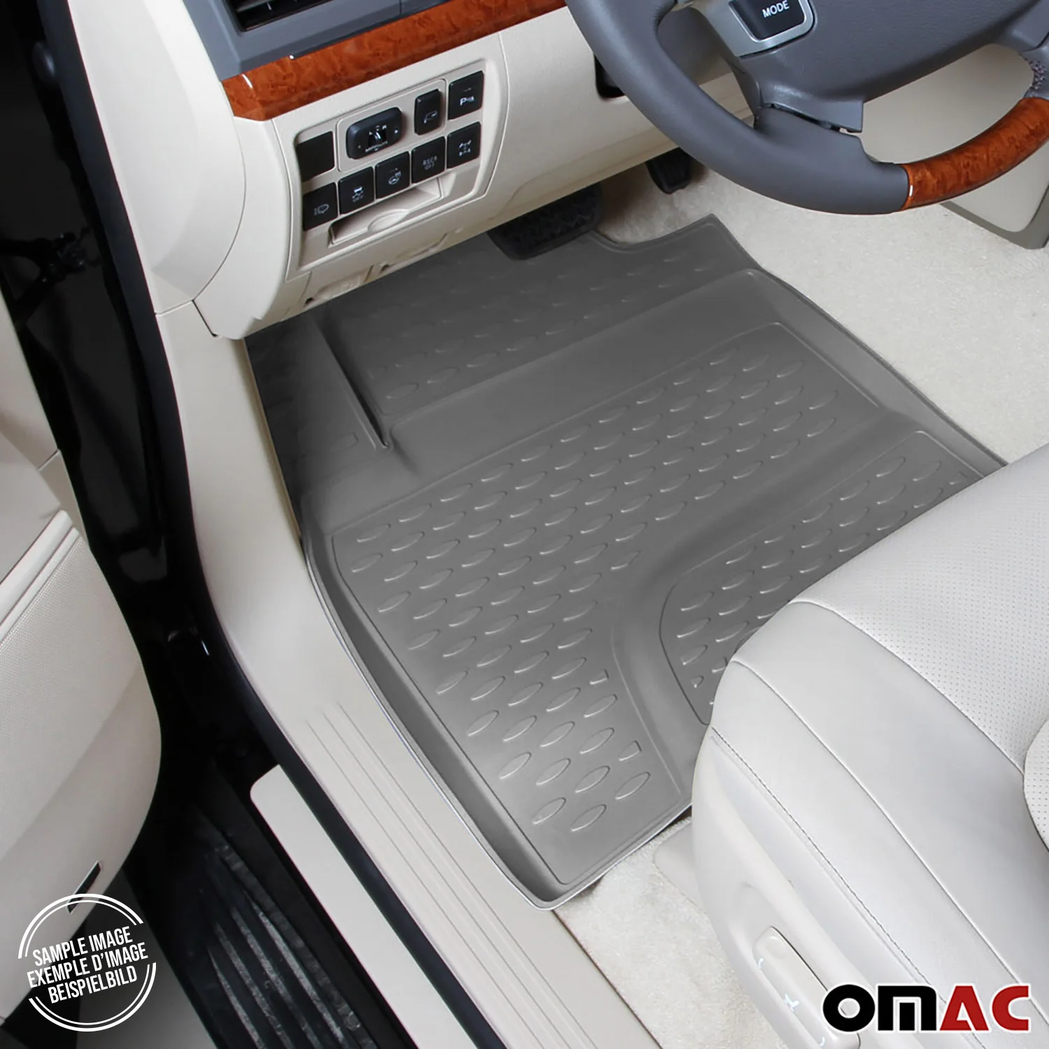 2006-2014 GMC Yukon Floor Mats Liners Full Set All Weather Gray - Image 5
