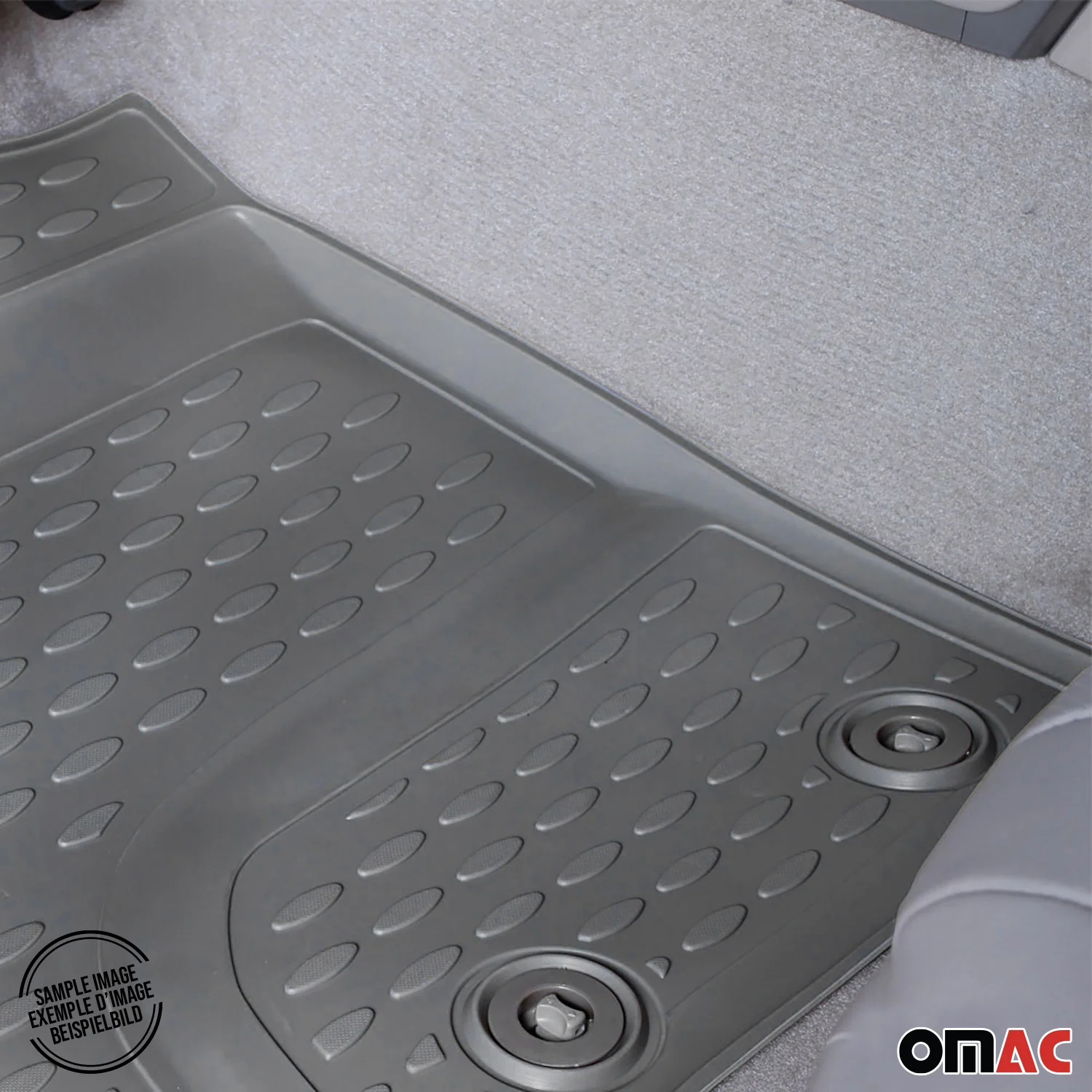 2005-2010 Jeep Grand Cherokee Floor Mats Liners Full Set All Weather Gray - Image 6
