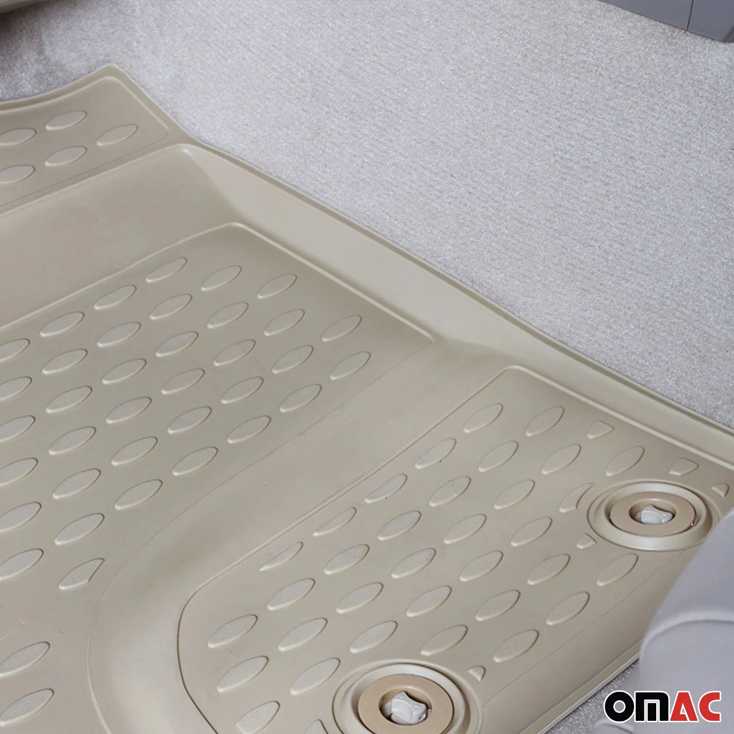 2006-2014 GMC Yukon Floor Mats Liners Full Set All Weather Beige - Image 6