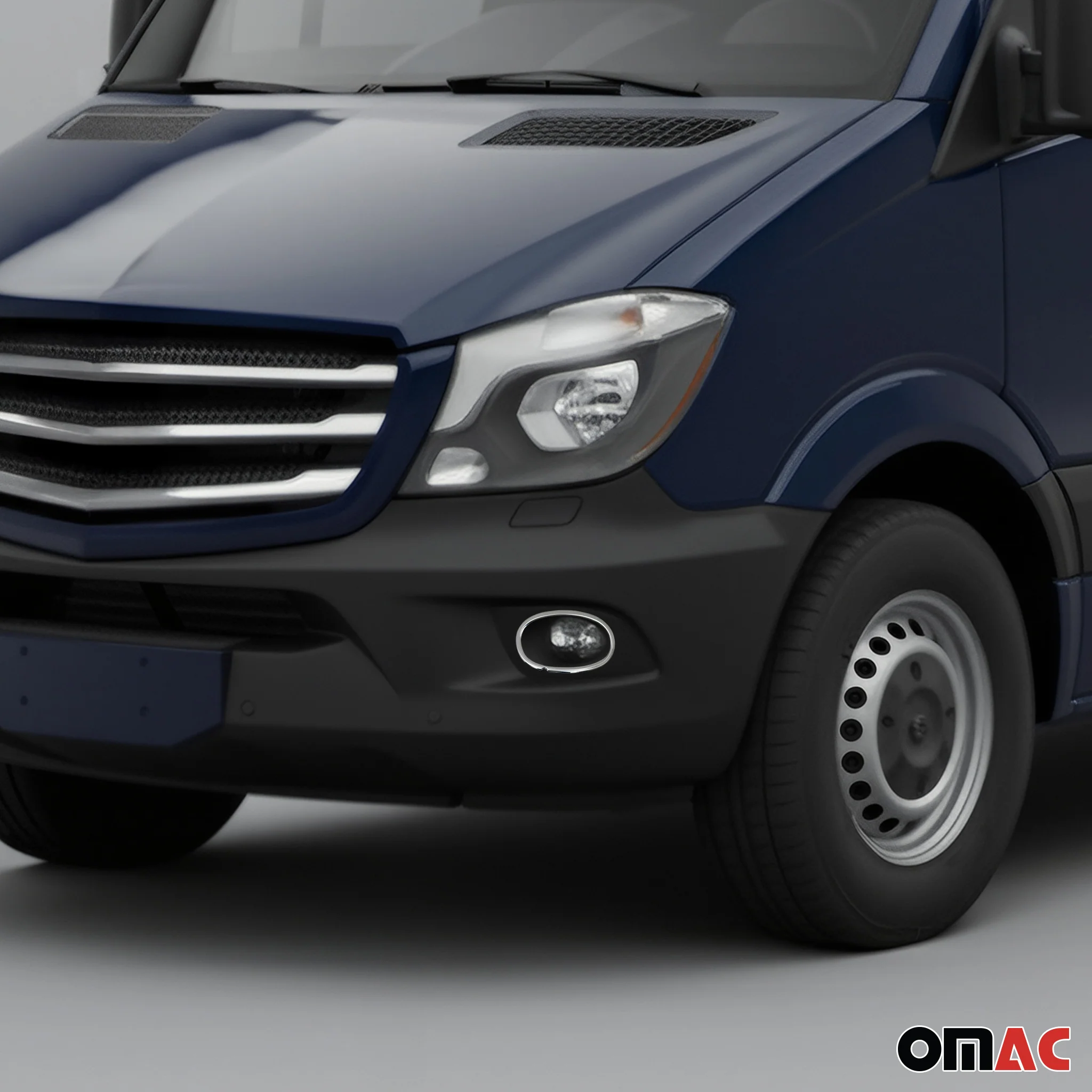 Fog Light Lamp Bezel Cover for Mercedes Sprinter W906 2013-18 S.Steel Chrome 2x - Image 2