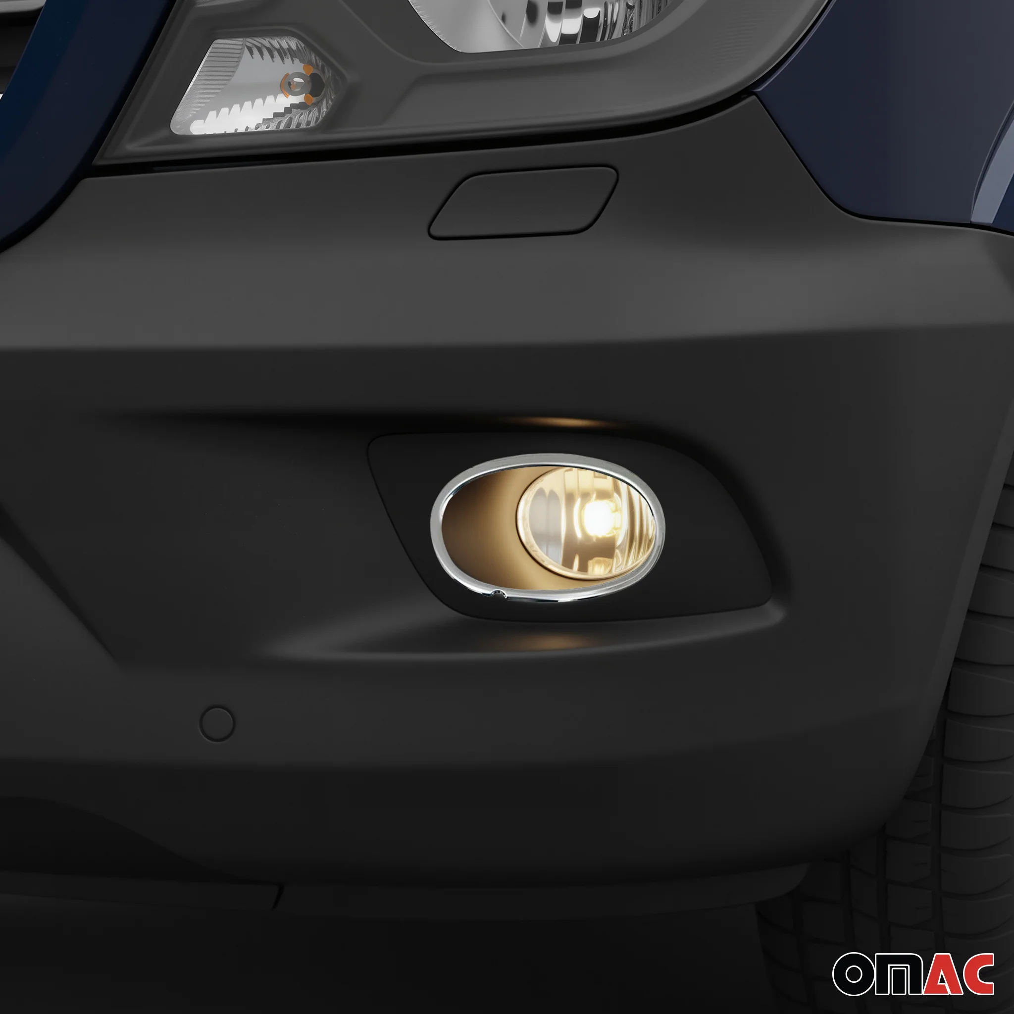 Fog Light Lamp Bezel Cover for Mercedes Sprinter W906 2013-18 S.Steel Chrome 2x - Image 3