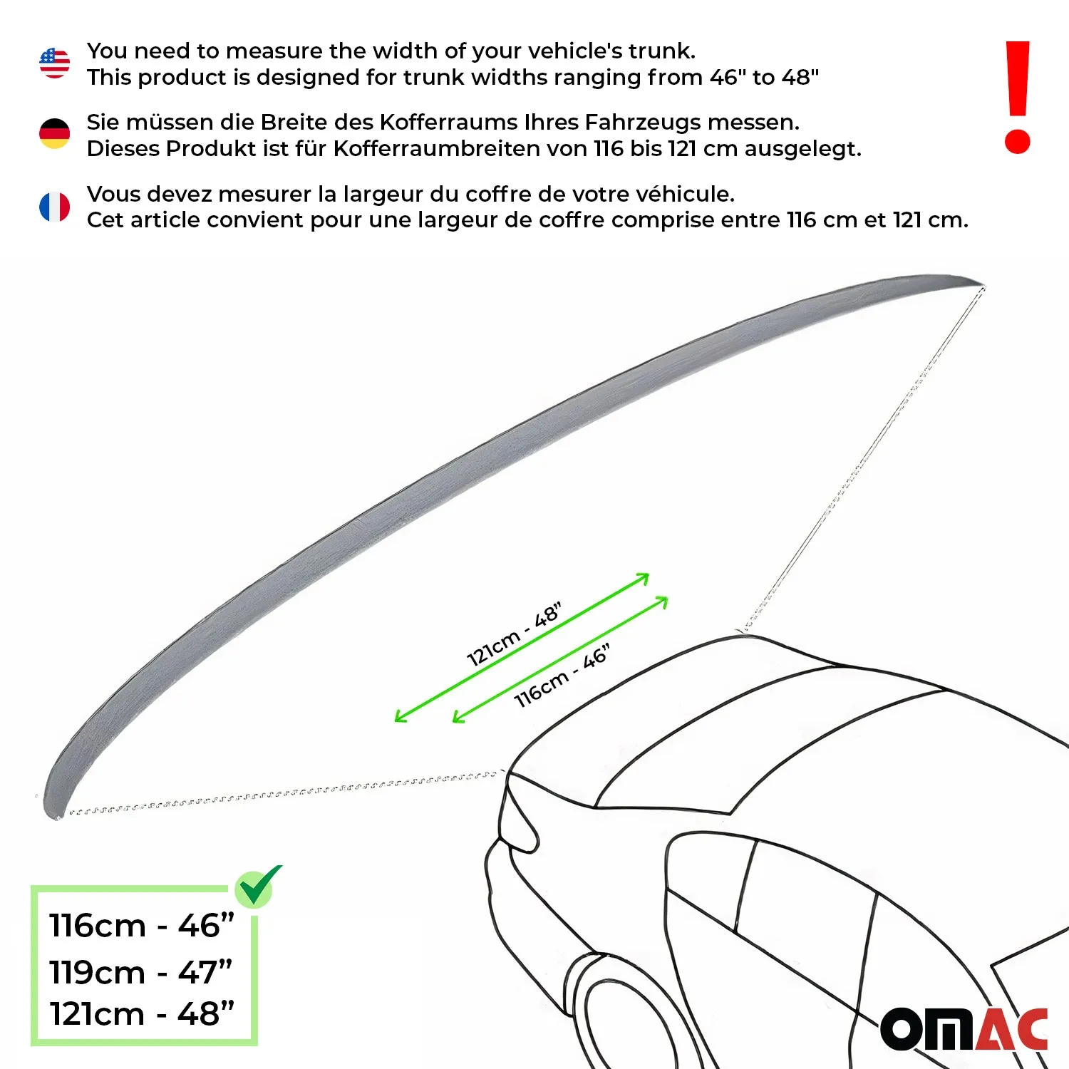 2017-2023 BMW 5 Series G30 Sedan Rear Trunk Spoiler Wing Black - Image 2