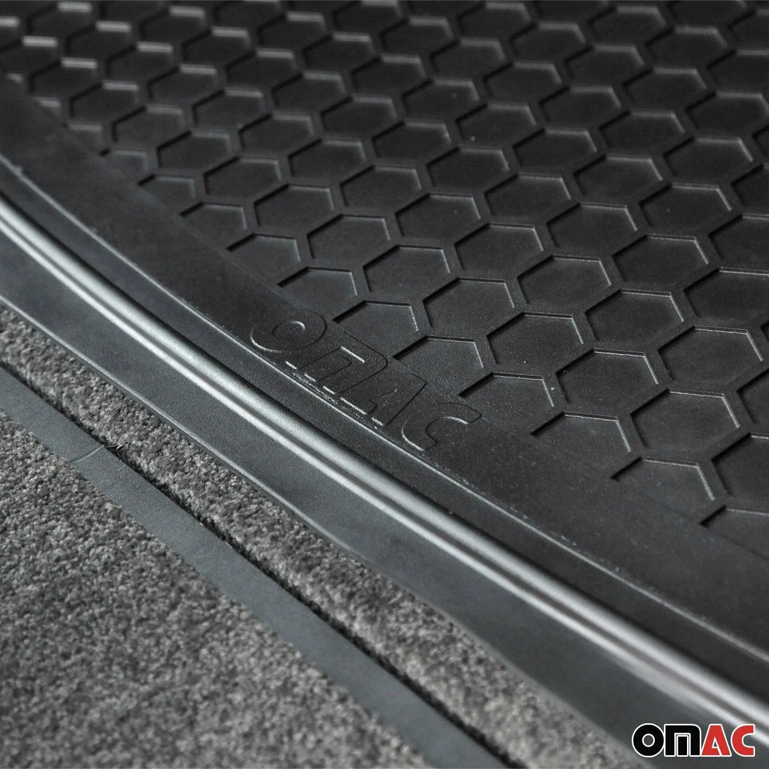 Cadillac Universal Cargo Mat Liner Waterproof Rubber Black 1Pc - Image 8