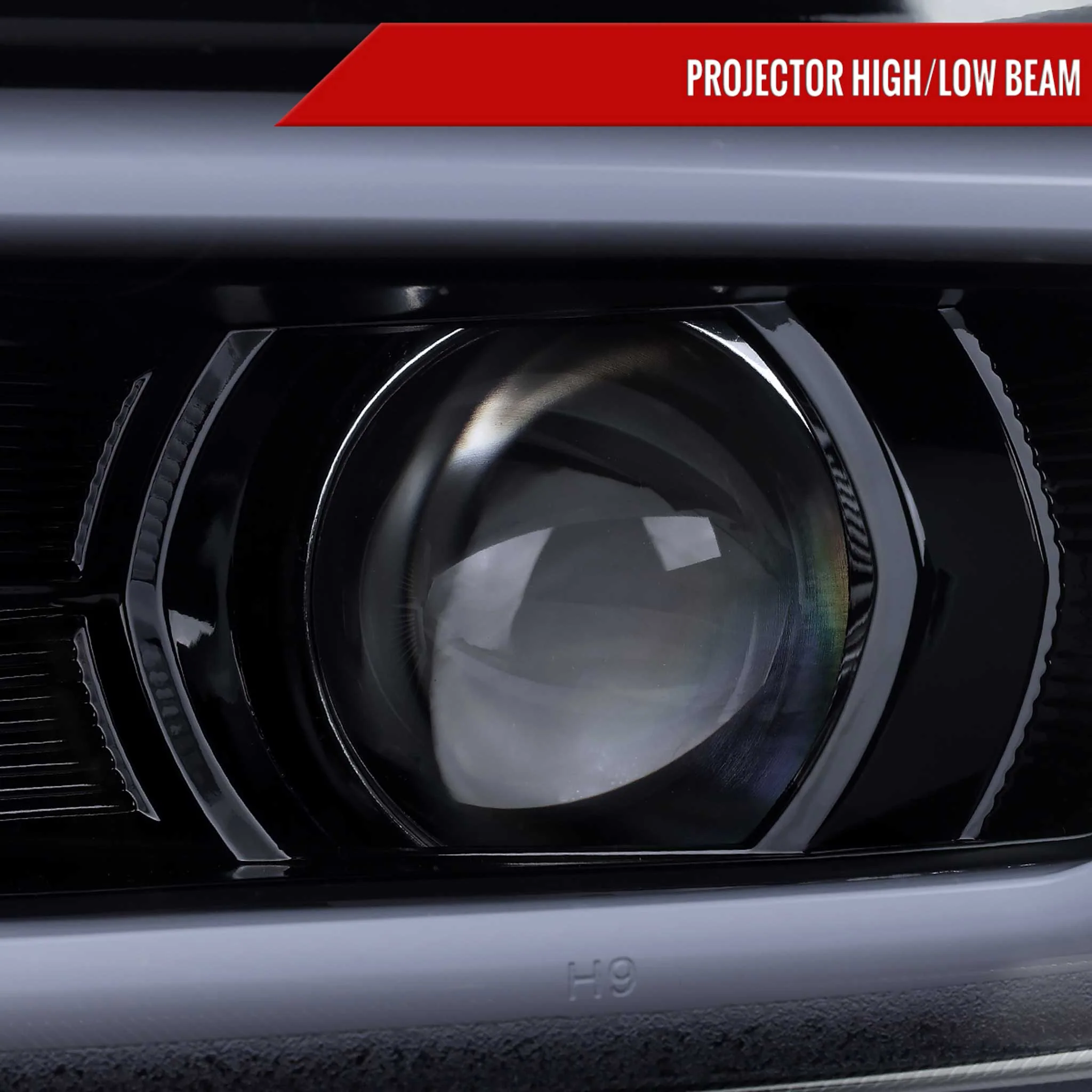 For Chevrolet Camaro 2016-2018 LED Strip Projector Headlights Turn Signal Lights Chrome Housing Smoked Lens - Image 4
