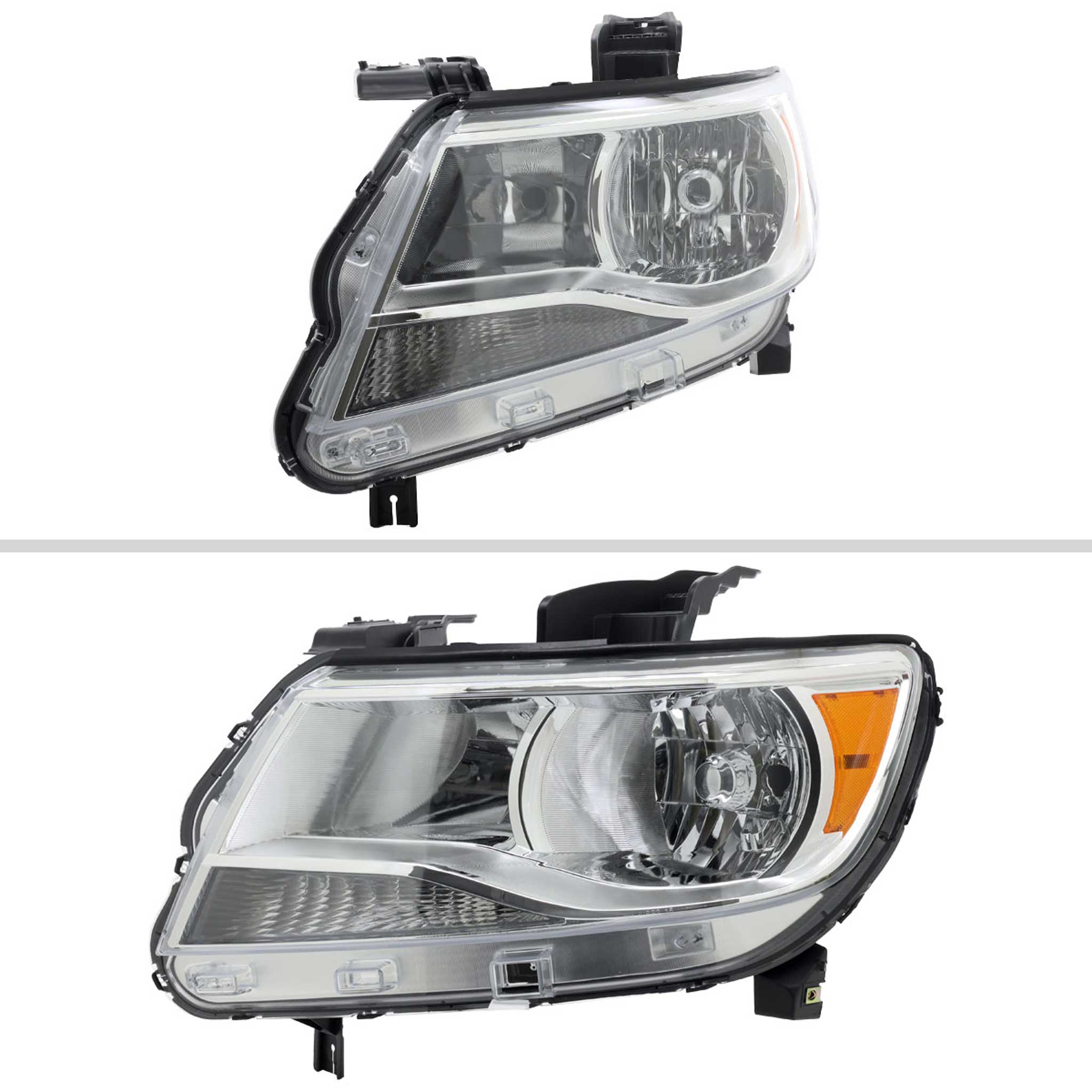 For Chevrolet Colorado 2015-2022 Factory Style Headlights Chrome Housing Clear Lens - Image 2