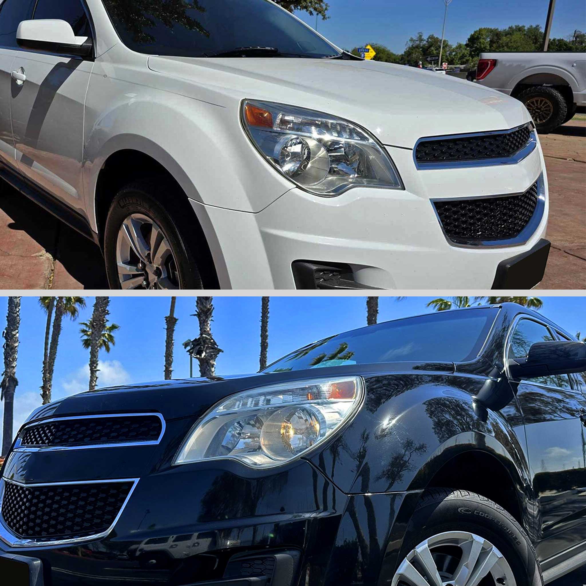 For Chevrolet Equinox 2010-2015 Factory Style Headlights Chrome Housing Clear Lens - Image 12