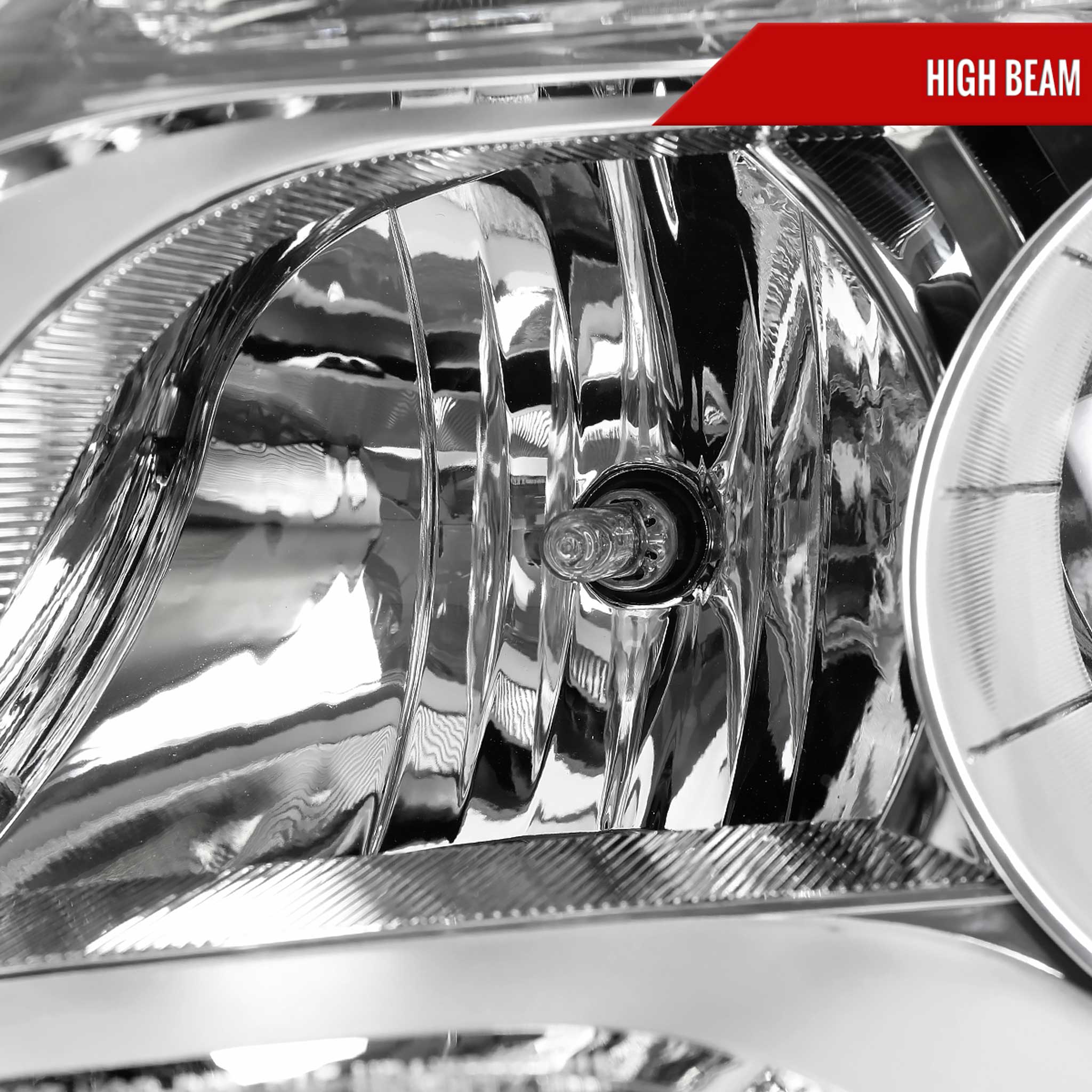 For Chevrolet Equinox 2010-2015 Factory Style Headlights Chrome Housing Clear Lens - Image 4