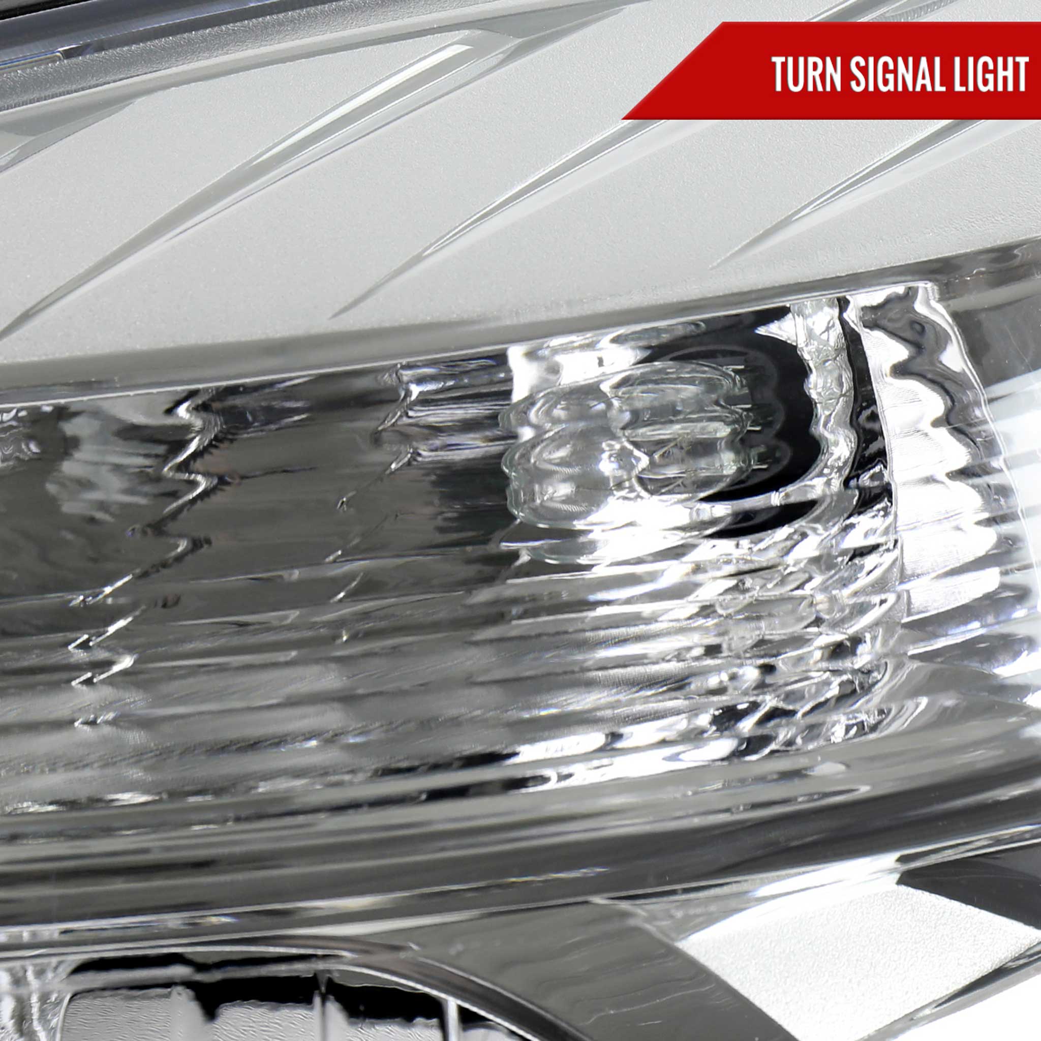 For Chevrolet Equinox 2010-2015 Factory Style Headlights Chrome Housing Clear Lens - Image 5