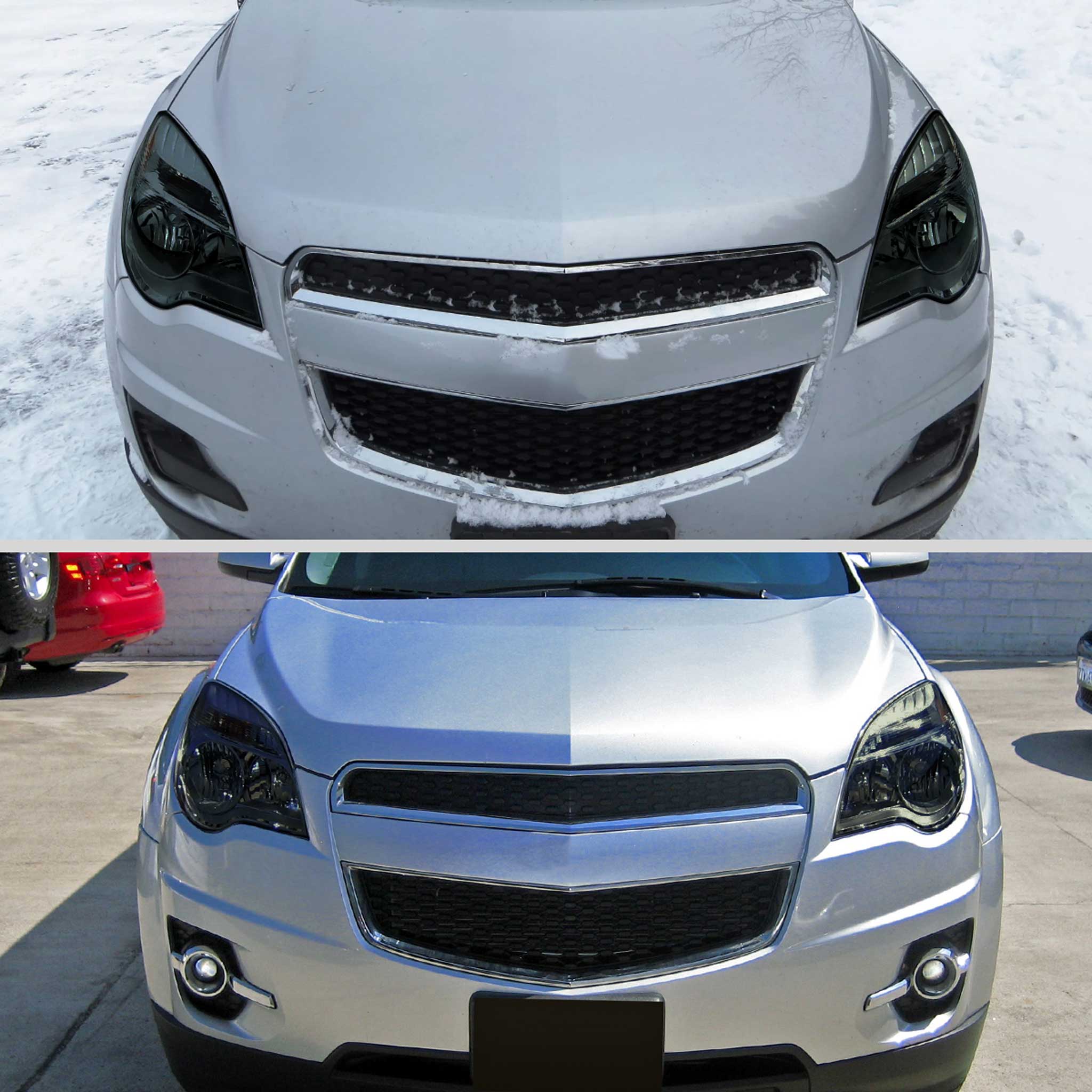 For Chevrolet Equinox 2010-2015 Factory Style Headlights Chrome Housing Smoked Lens - Image 11