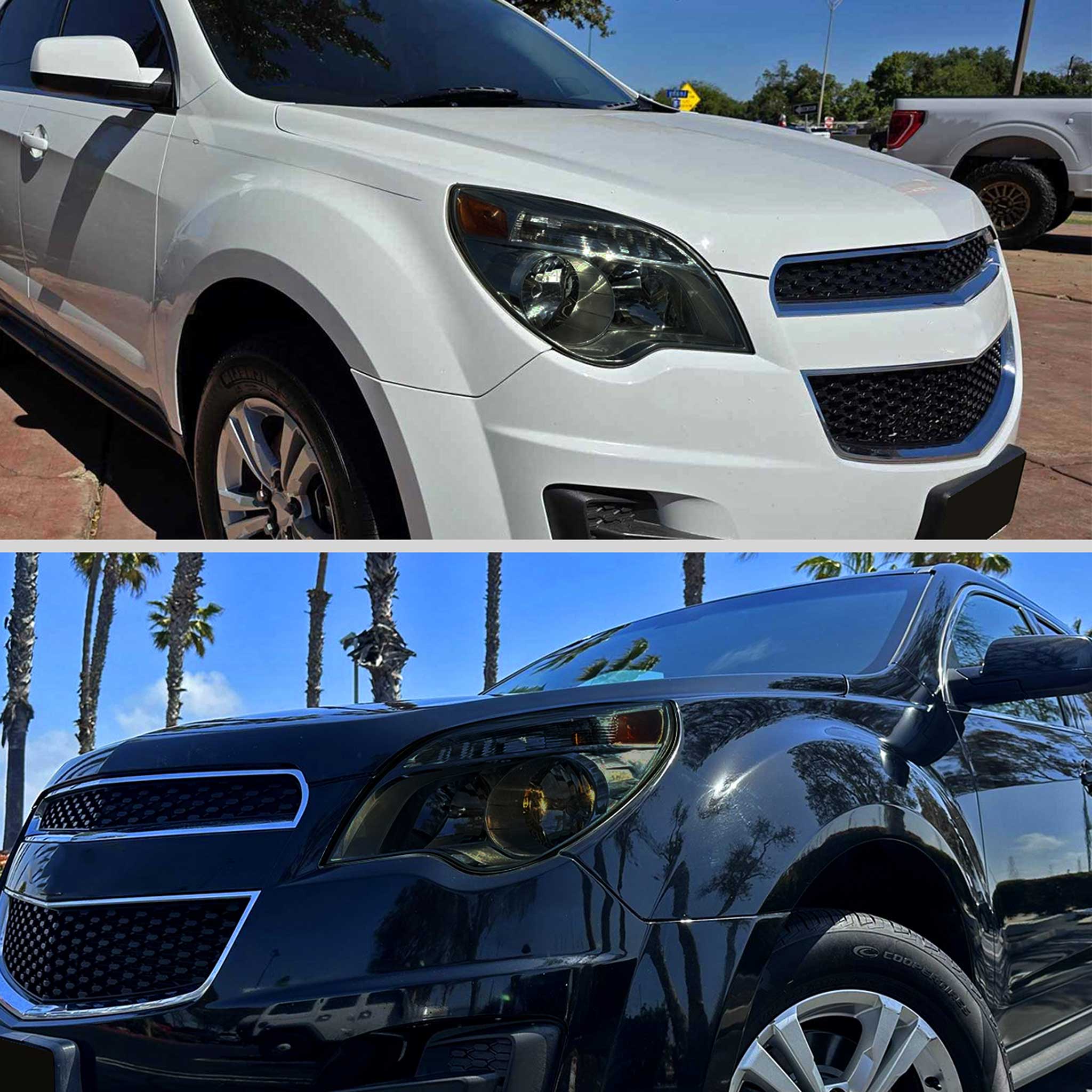For Chevrolet Equinox 2010-2015 Factory Style Headlights Chrome Housing Smoked Lens - Image 12