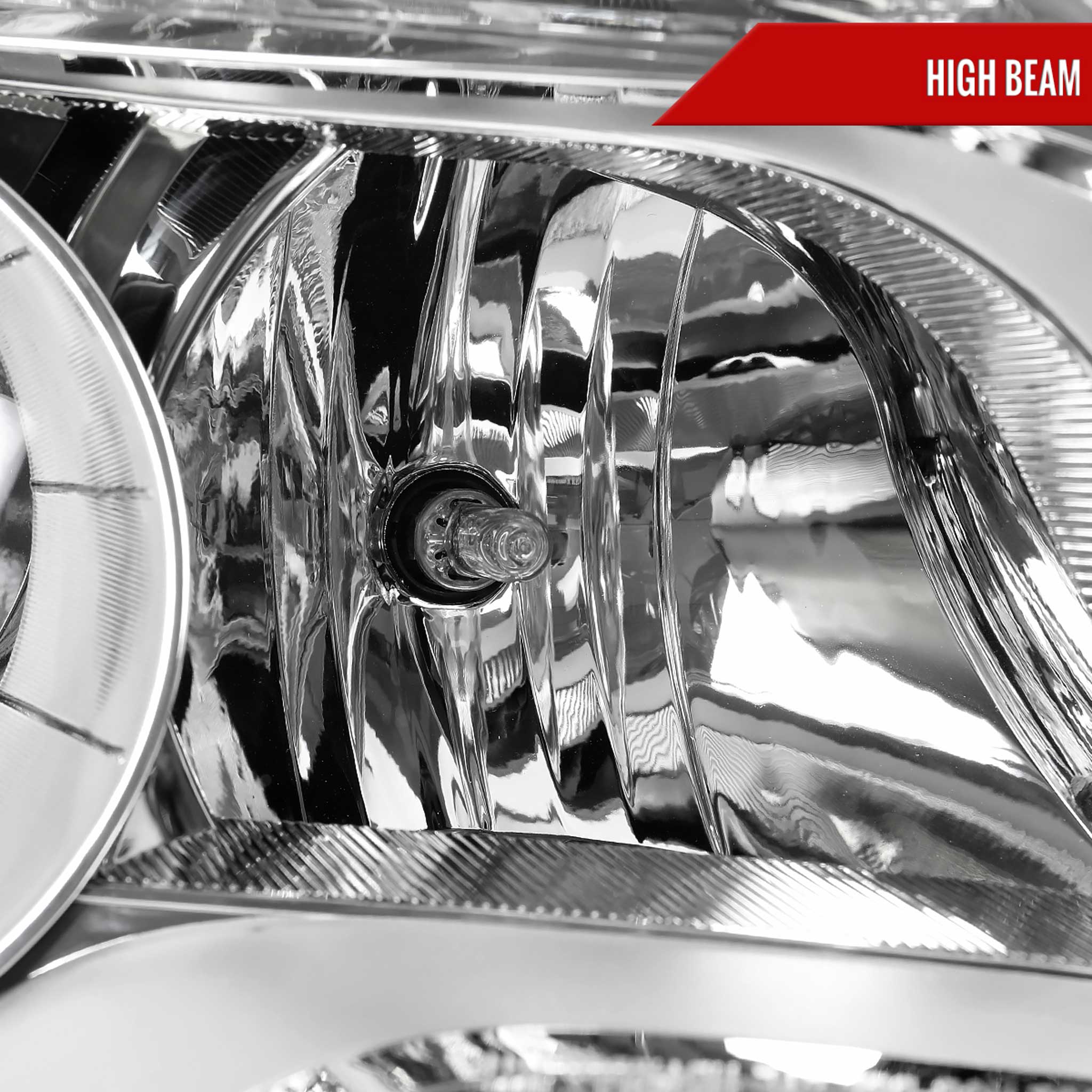 For Chevrolet Equinox 2010-2015 Passenger Side Factory Style Headlight Chrome Housing Clear Lens - Image 4