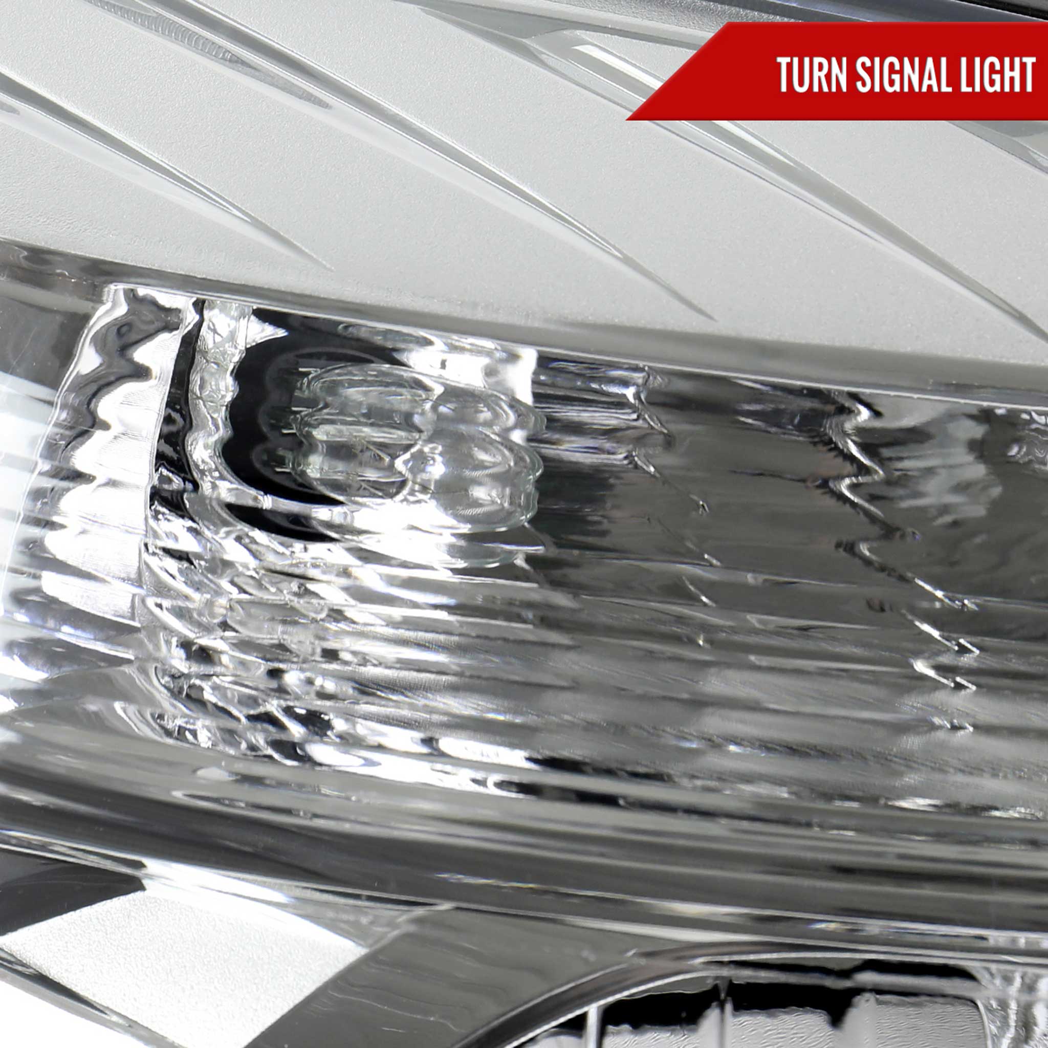 For Chevrolet Equinox 2010-2015 Passenger Side Factory Style Headlight Chrome Housing Clear Lens - Image 5