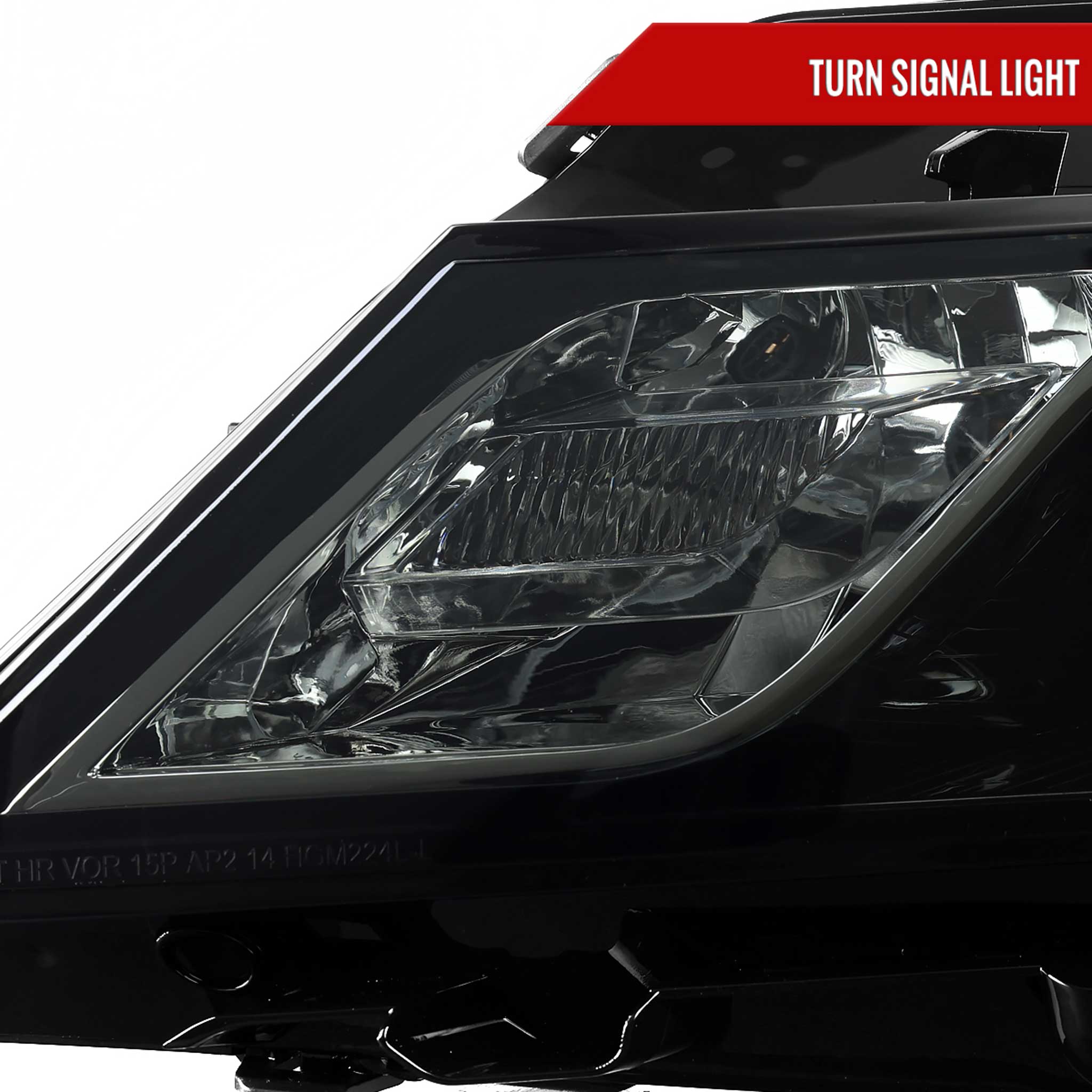 For Chevrolet Impala 2014-2020 Factory Style Projector Headlights Glossy Black Housing Smoked Lens - Image 4