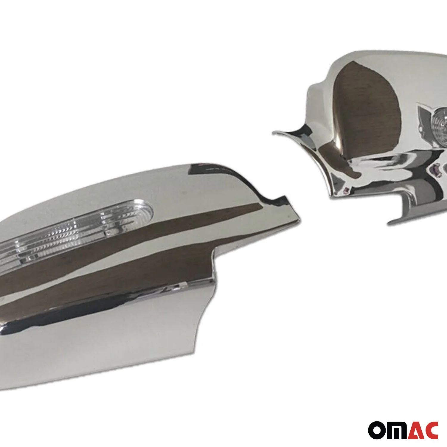 2004-2013 Chevrolet Lacetti Side Mirror Cover Caps Chrome Silver 2 Pcs - Image 9