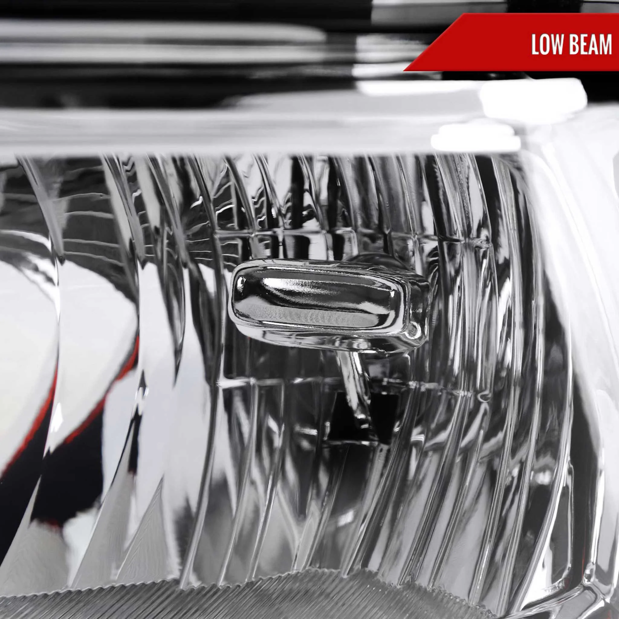 For Dodge RAM 2500 3500 2019-2024 Factory Style Crystal Headlight Driver Side Only Chrome Housing Clear Lens - Image 3