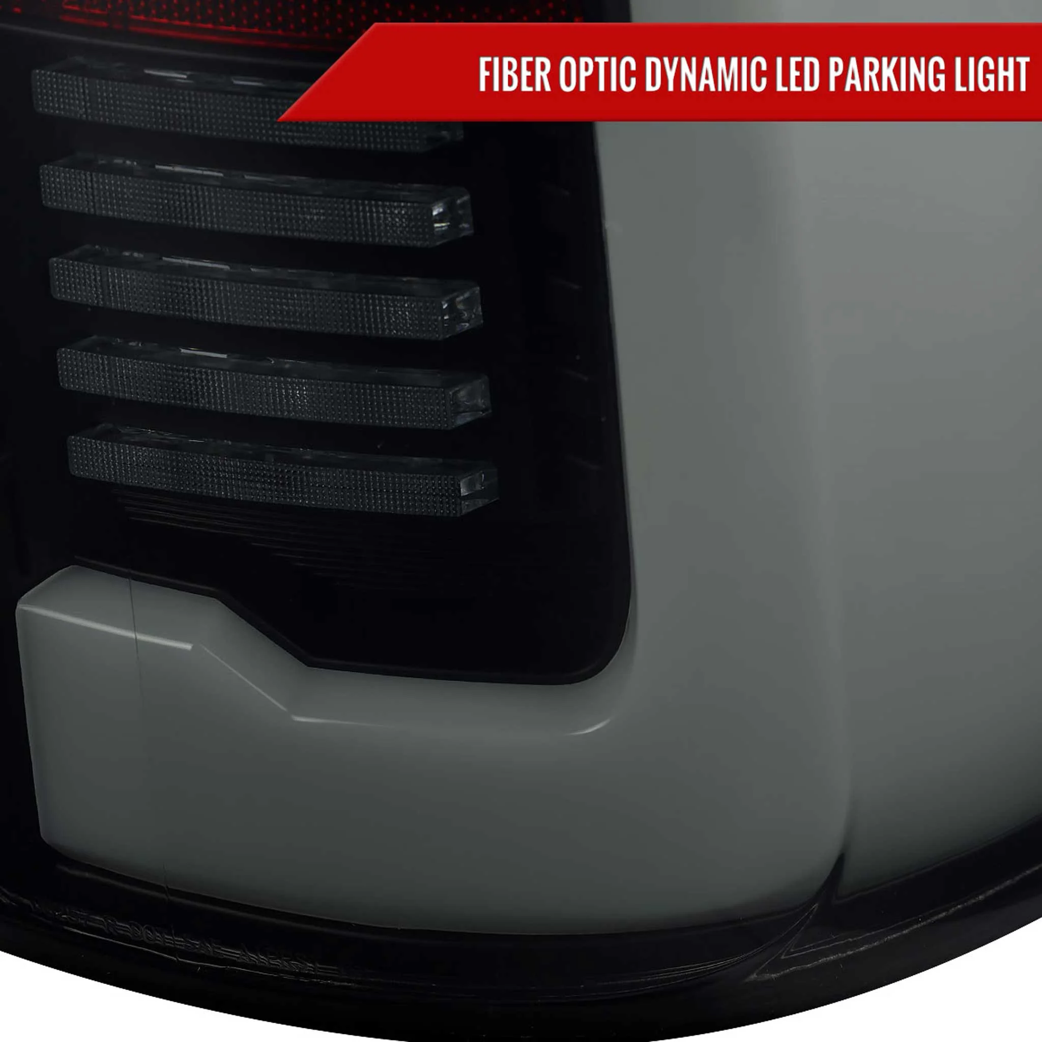 For Dodge RAM 2500/3500 2019-2024 LED Sequential Signal Tail Lights Glossy Black Housing Dark Smoked Lens - Image 4