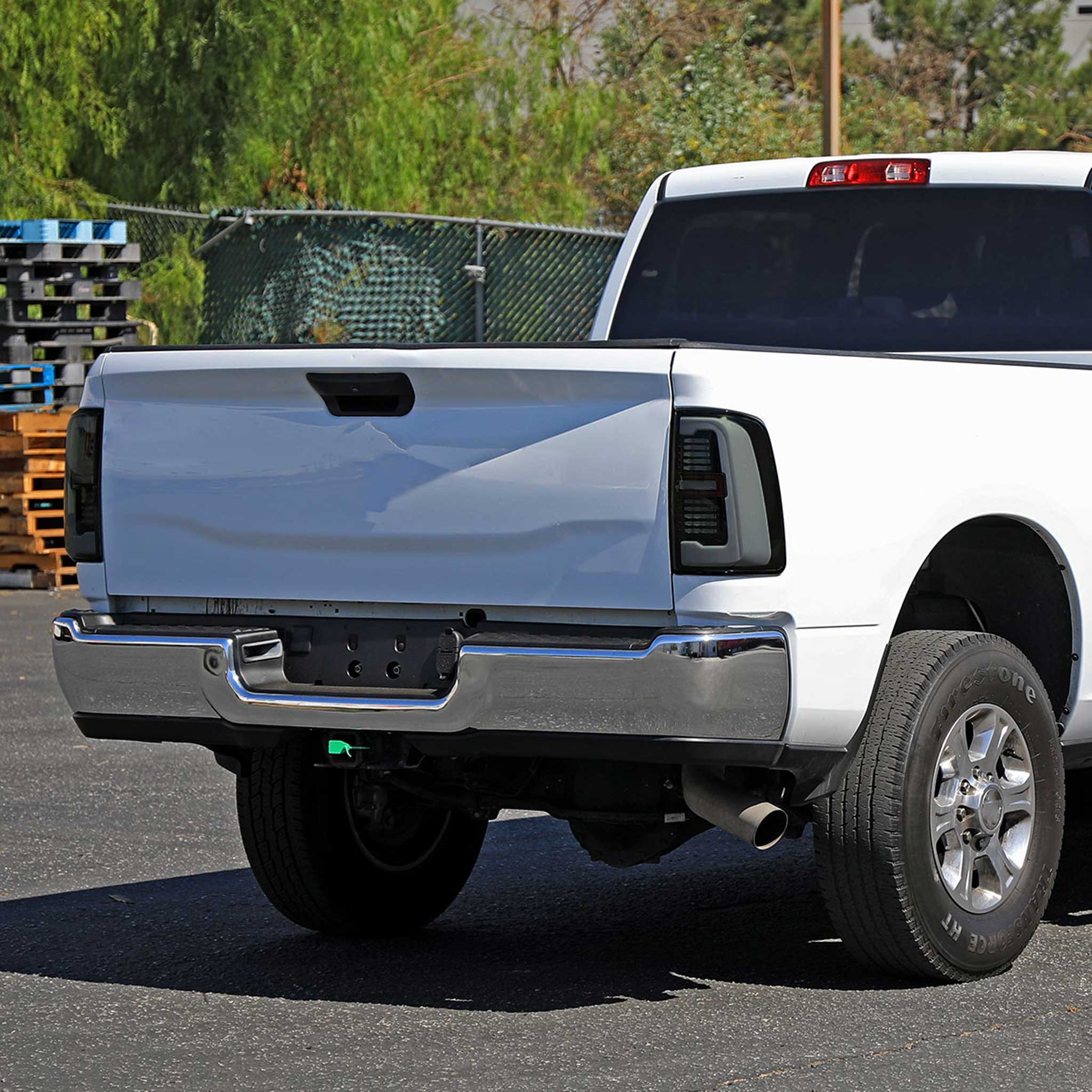 For Dodge RAM 2500/3500 2019-2024 LED Sequential Signal Tail Lights Glossy Black Housing Dark Smoked Lens - Image 9