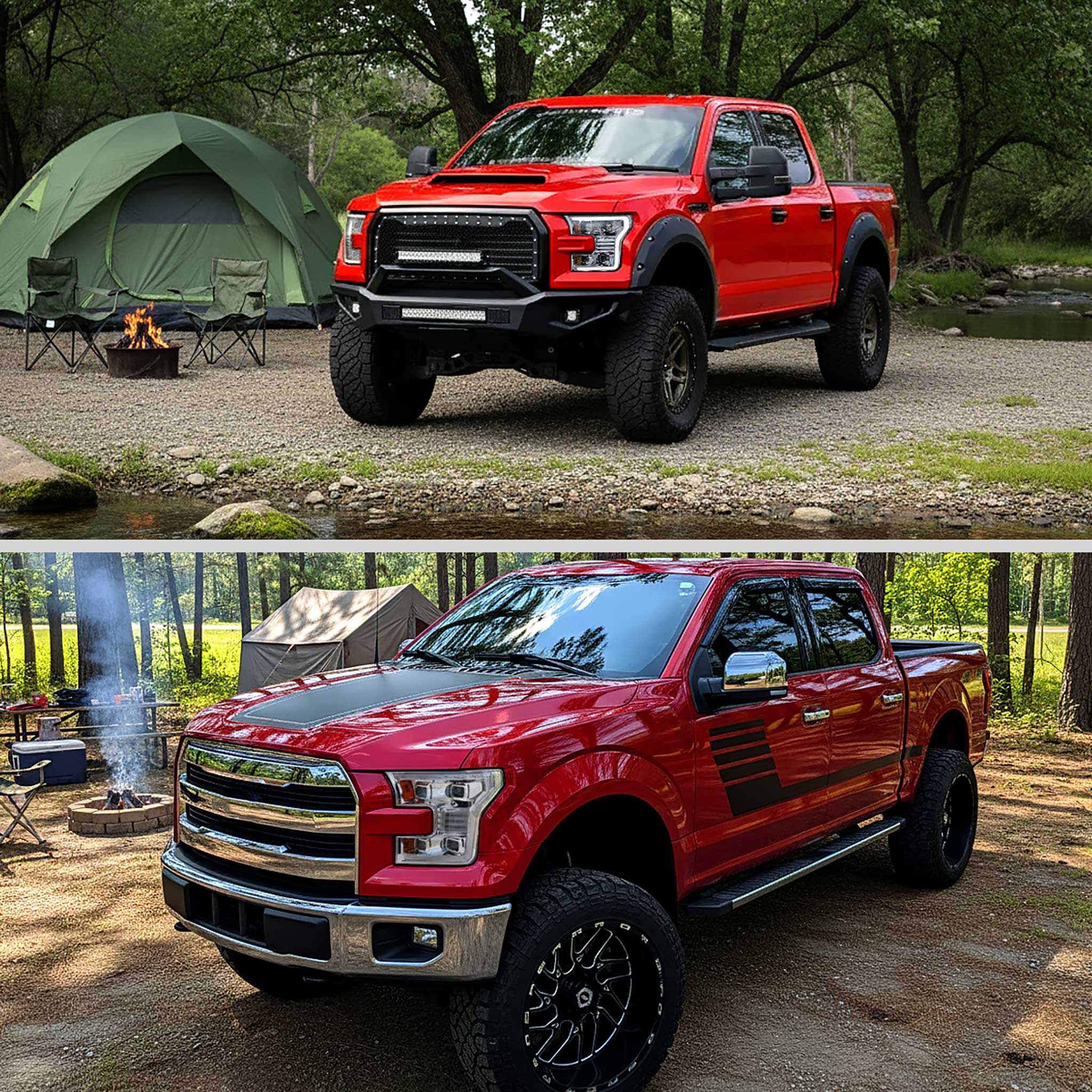 For Ford F-150 2015-2017 LED Projector Headlights Switchback Sequential Turn Signal DRL Chrome - Image 11
